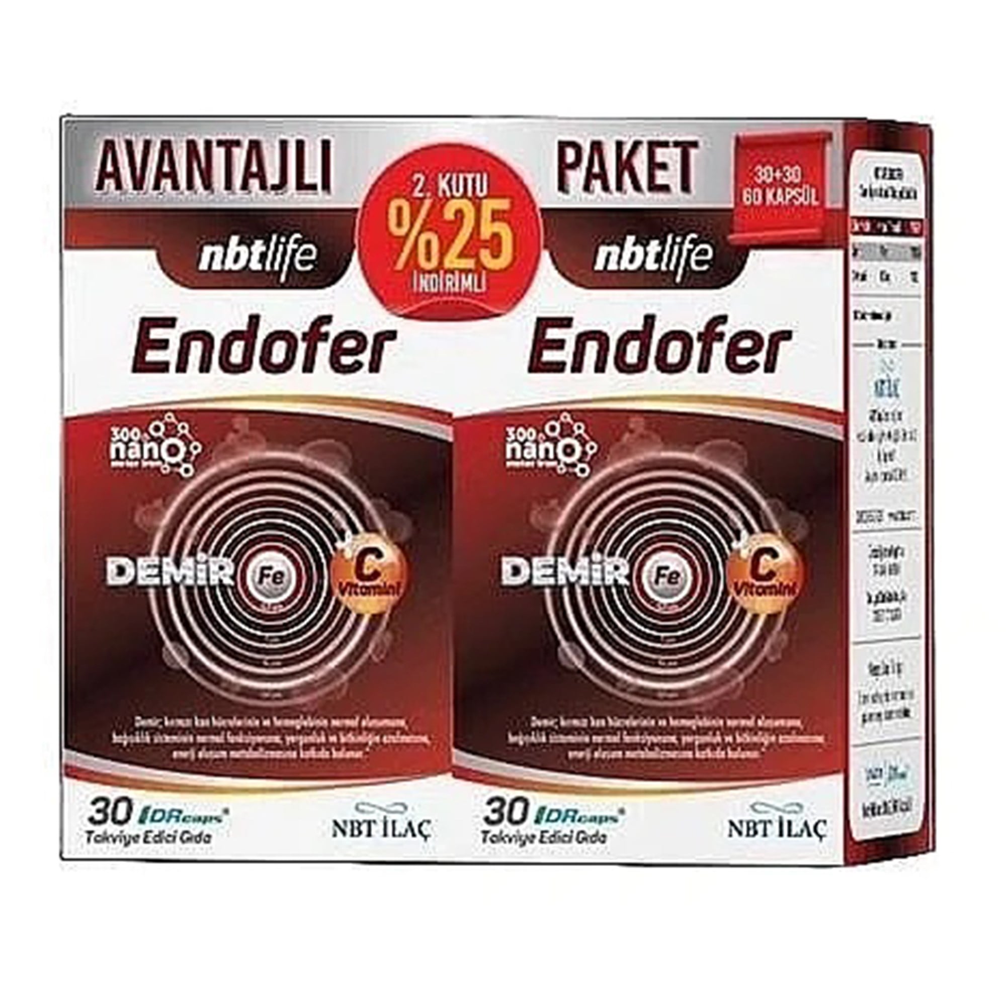 Nbt Life Endofer 60 Kapsül