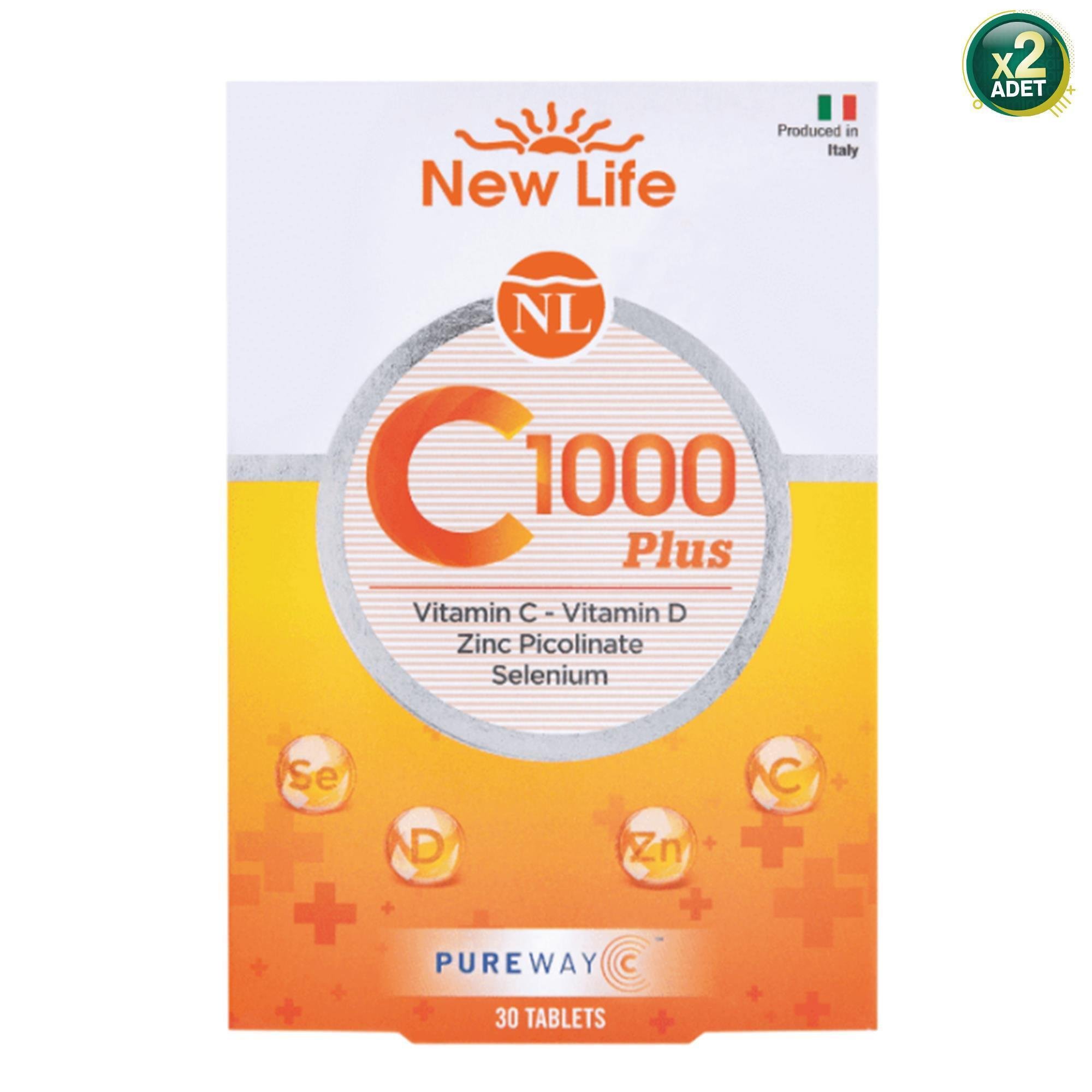 New Life C 1000 Plus 30 Tablet 2 Adet