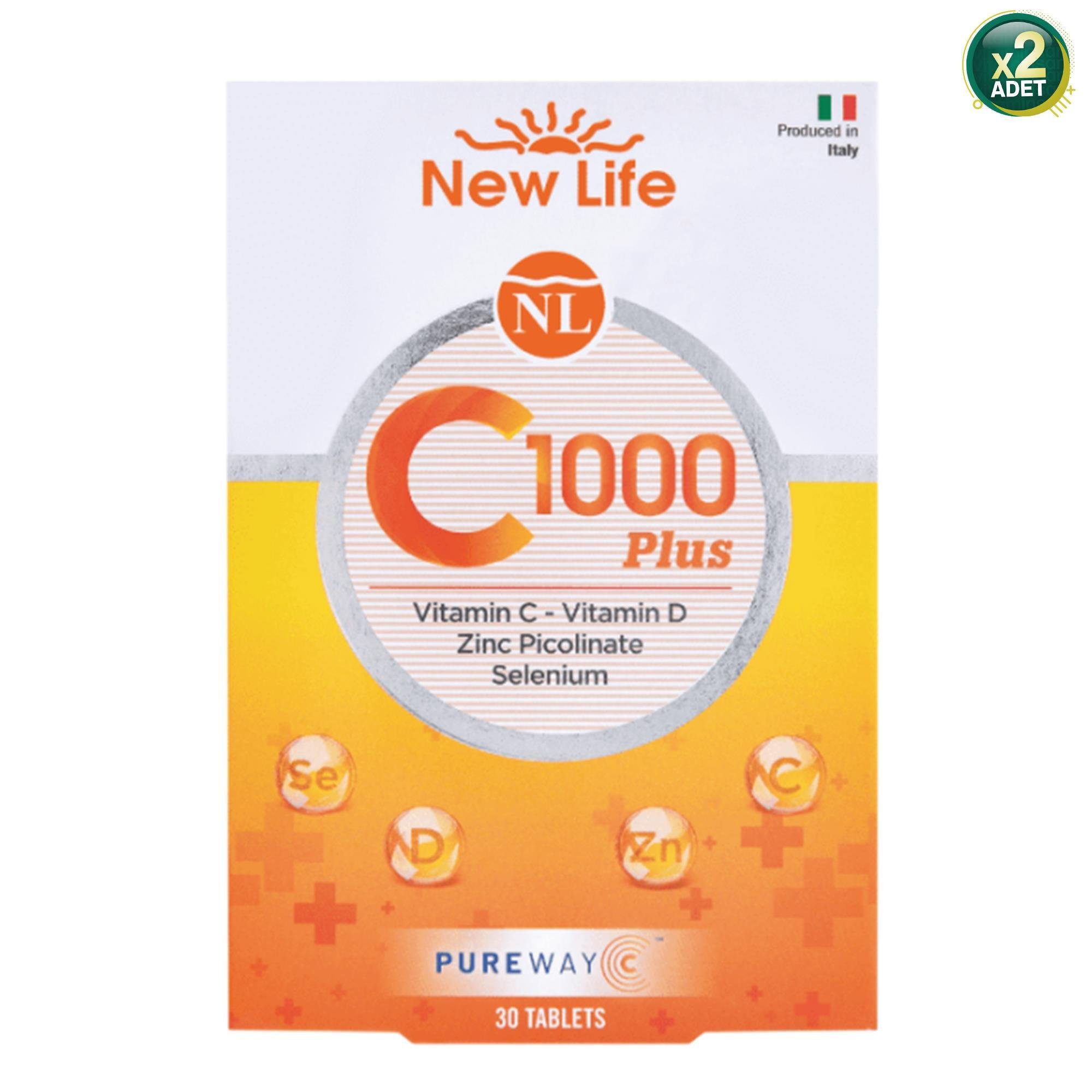 New Life C 1000 Plus 30 Tablet 2 Adet