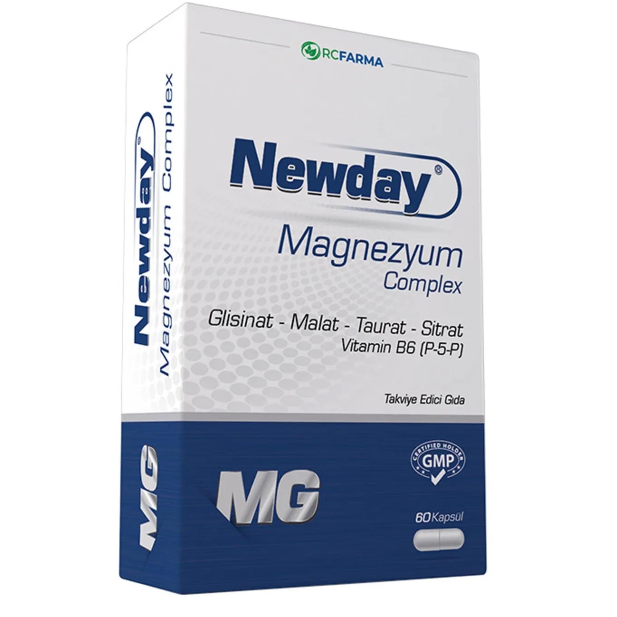 Newday Magnezyum Complex 60 Kapsül