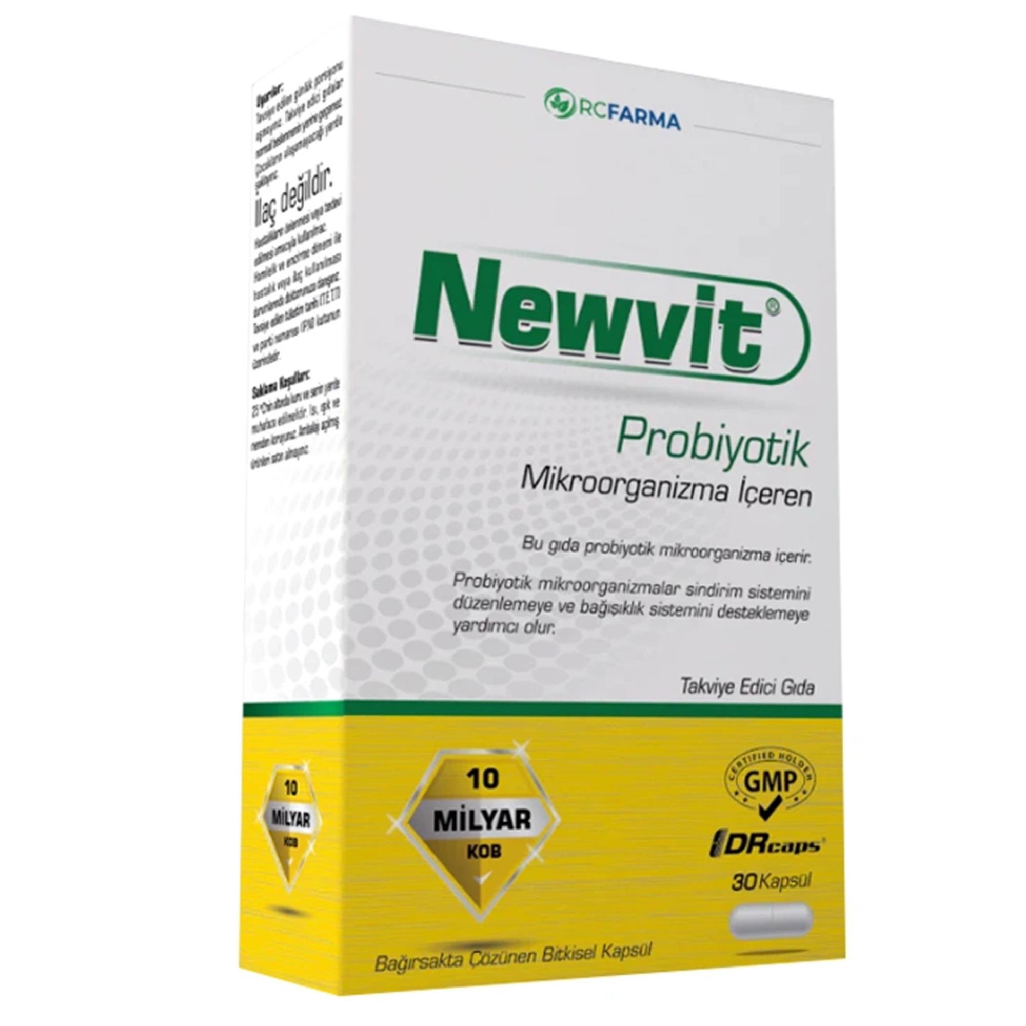 Newvit Probiyotik 30 Kapsül