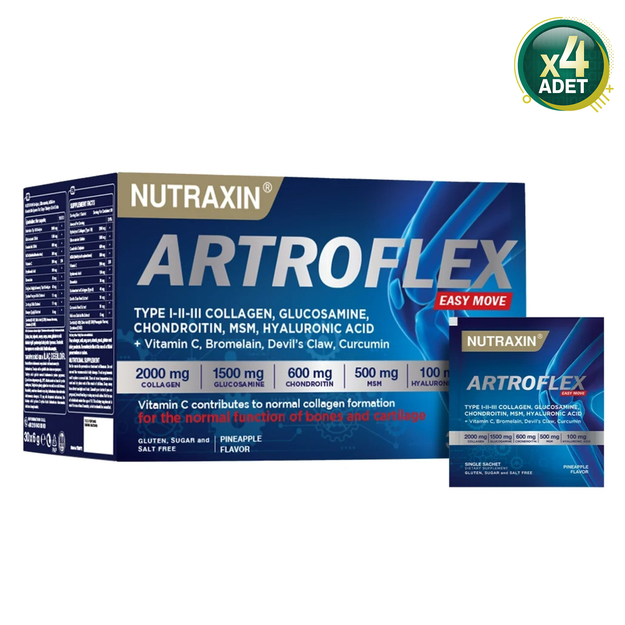 Nutraxin Artroflex Easy Move 30 Saşe 4 Adet
