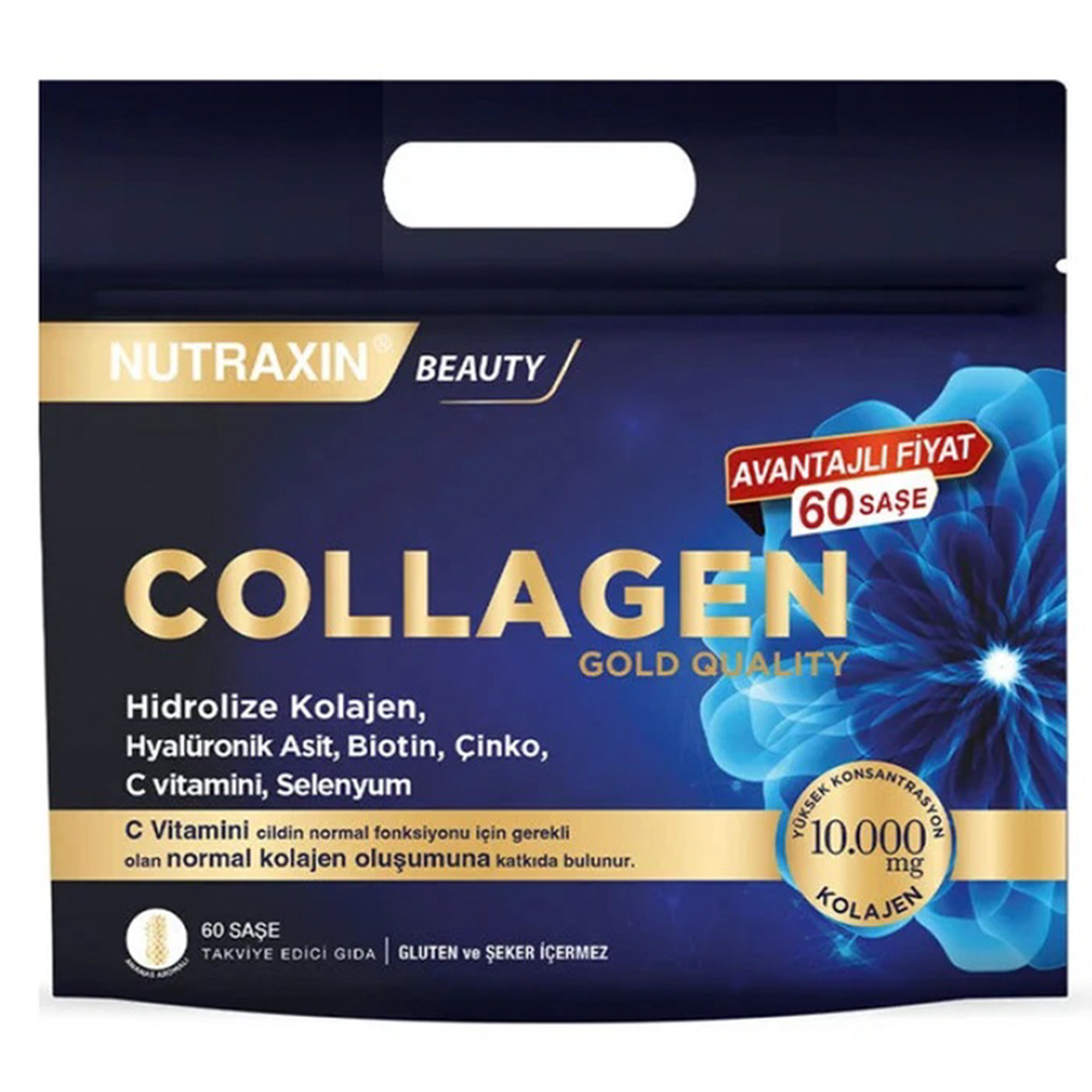 Nutraxin Collagen Gold Quality Hidrolize Kolajen 60 Şase
