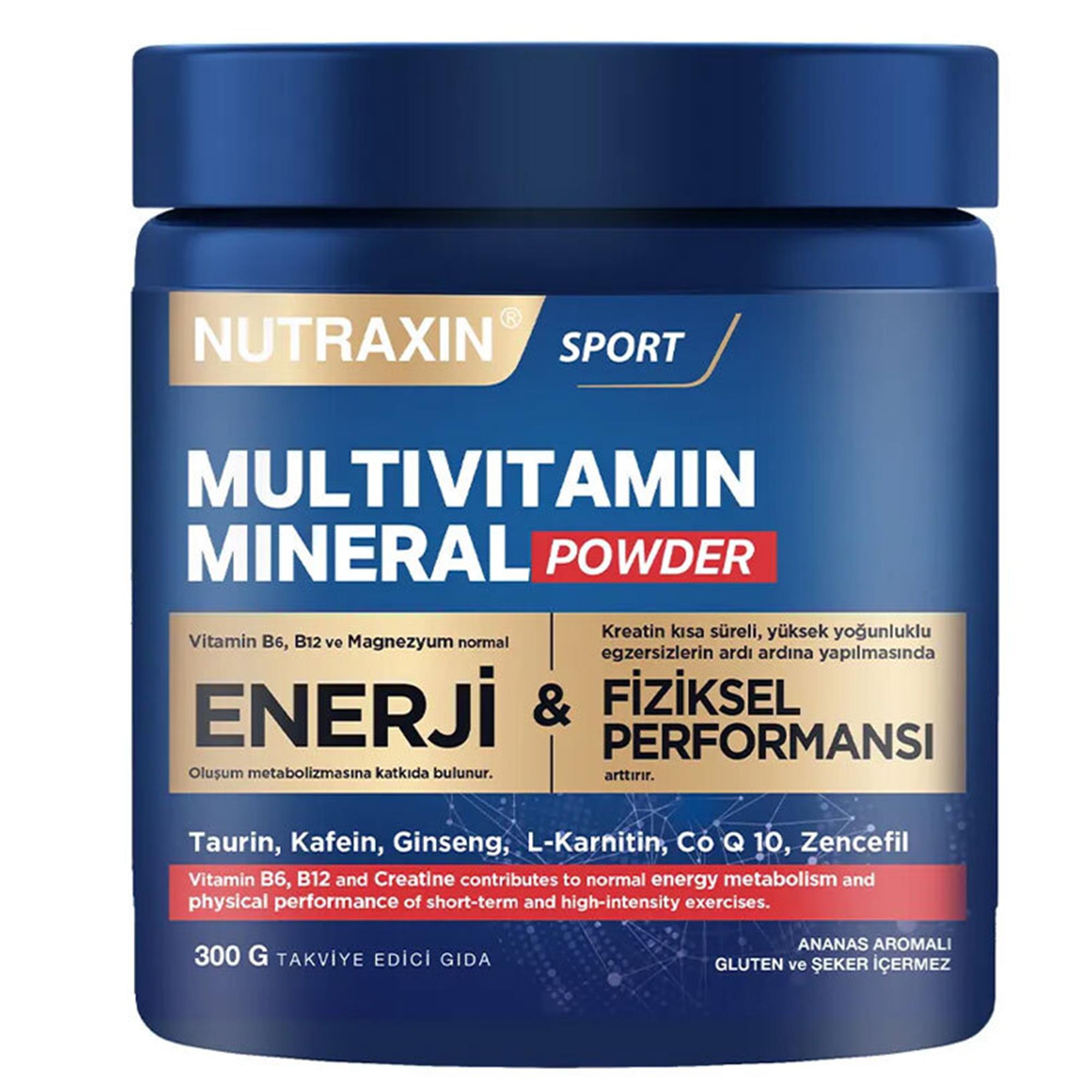 Nutraxin Multivitamin Mineral Powder 300 gr