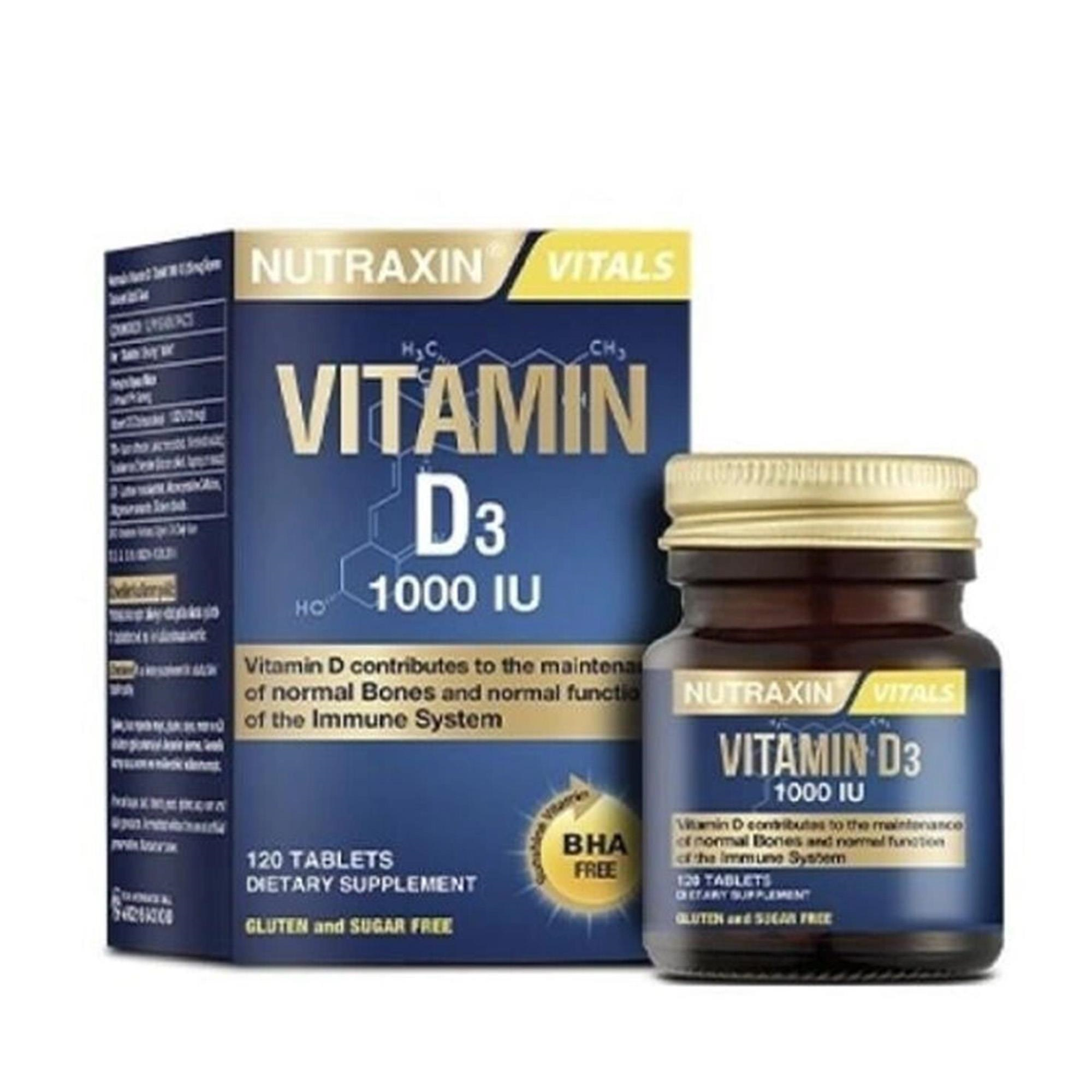 Nutraxin Vitamin D3 120 Tablet