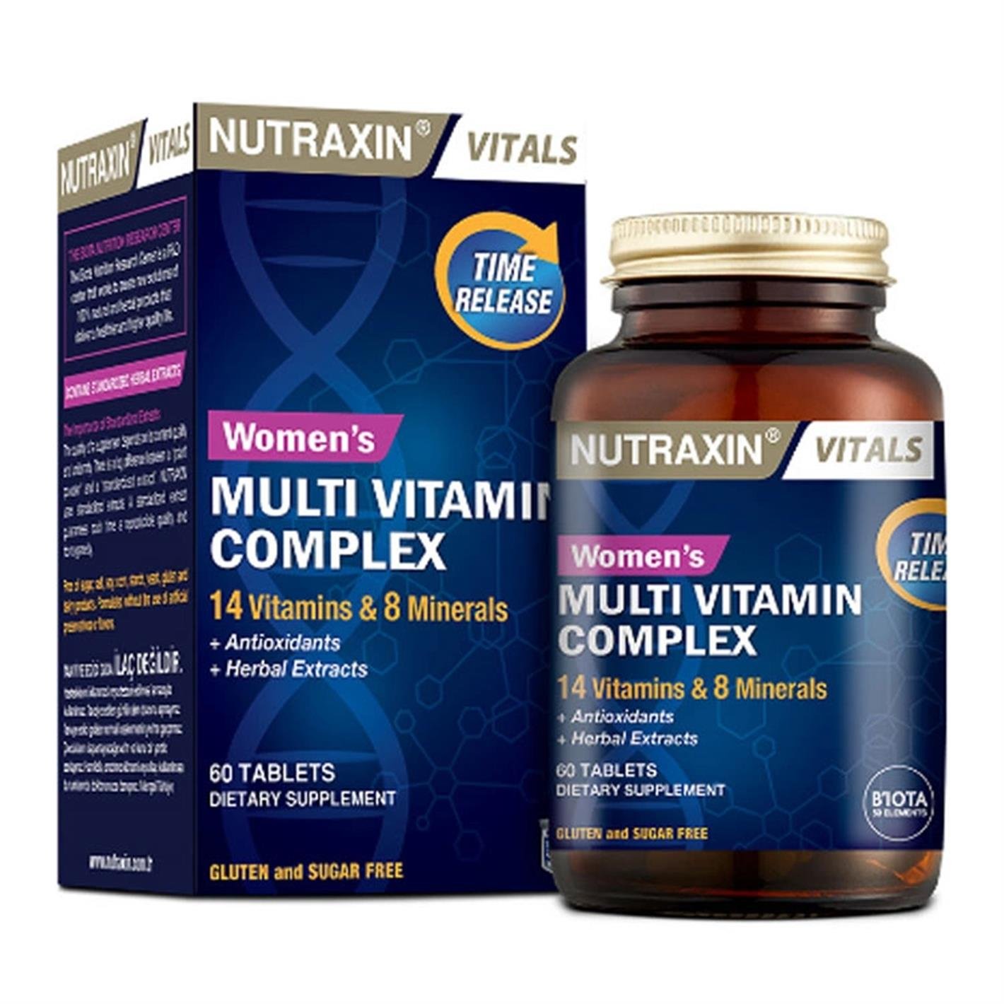 Nutraxin Womens Multi Vitamin Complex 60 Tablets