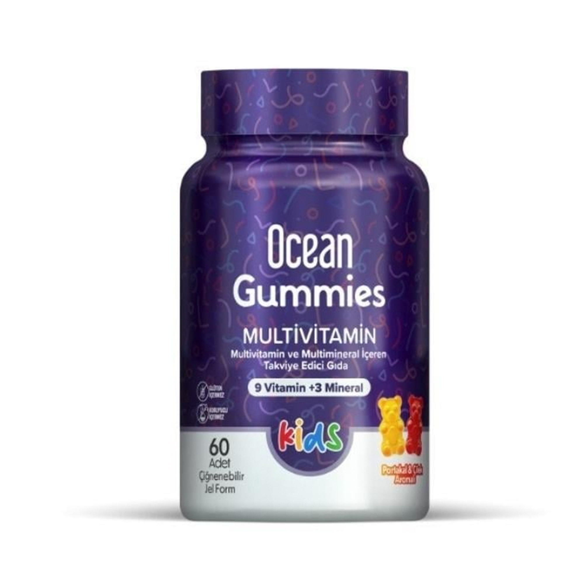 Ocean Kids Multivitamin Çiğnenebilir 60 Tablet