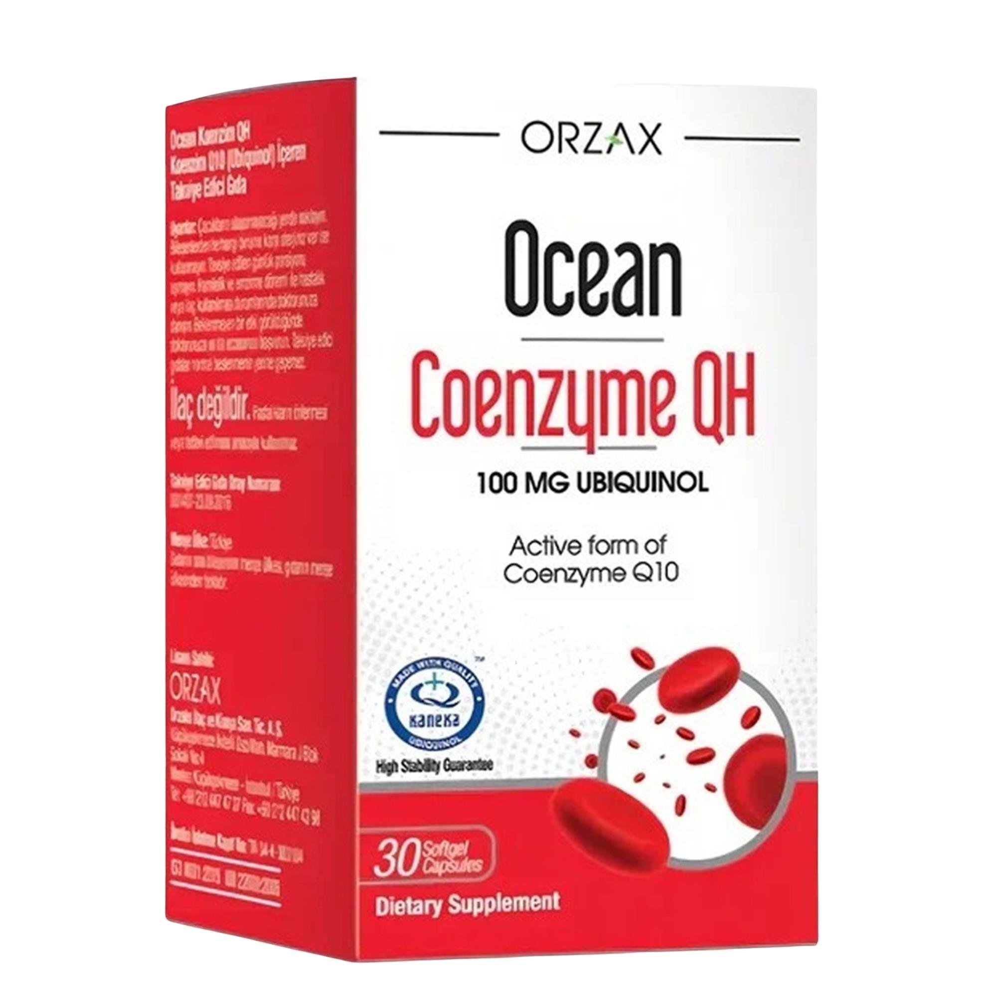 Ocean Koenzim QH 100 mg 30 Kapsül