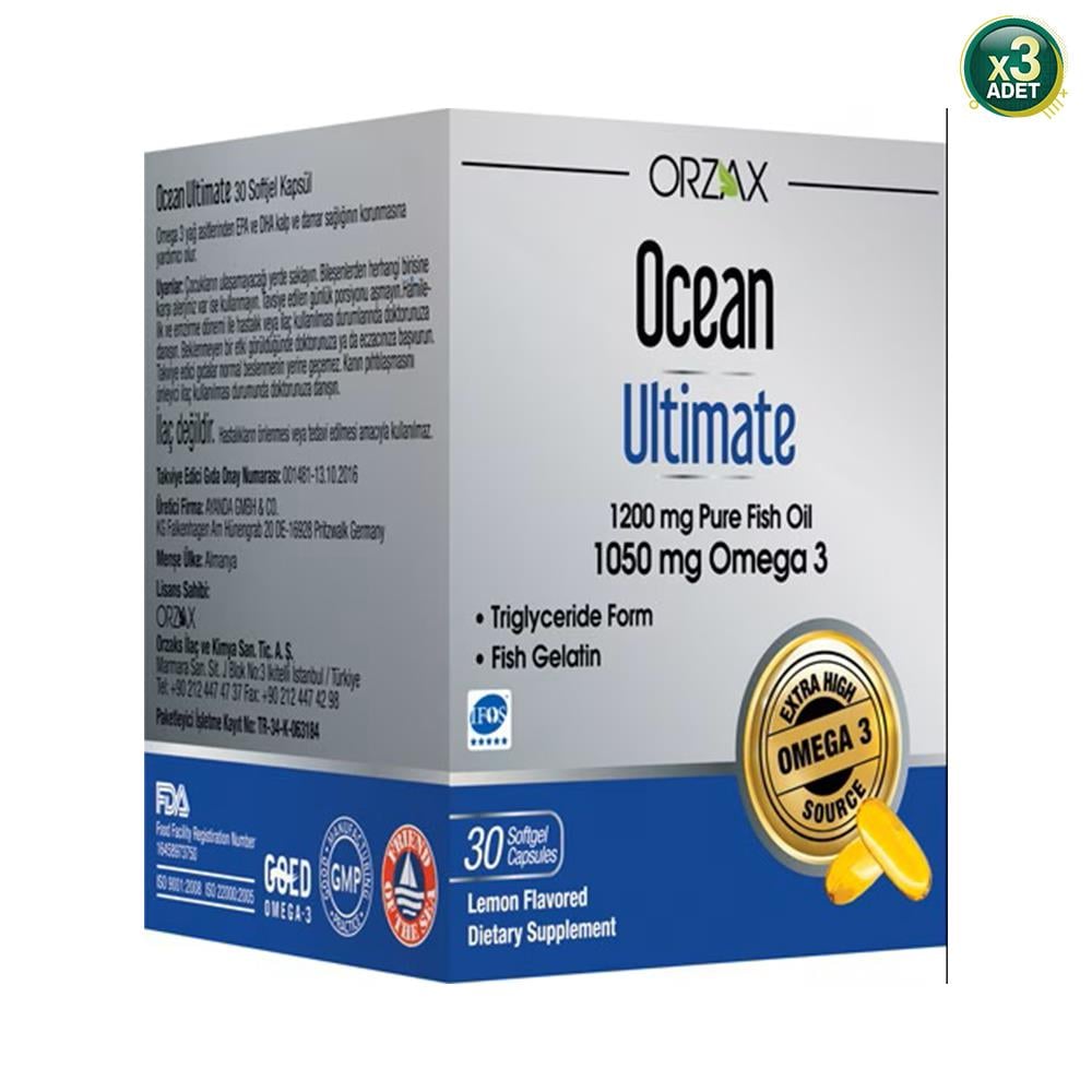 Ocean Ultimate 30 Kapsül 3'lü