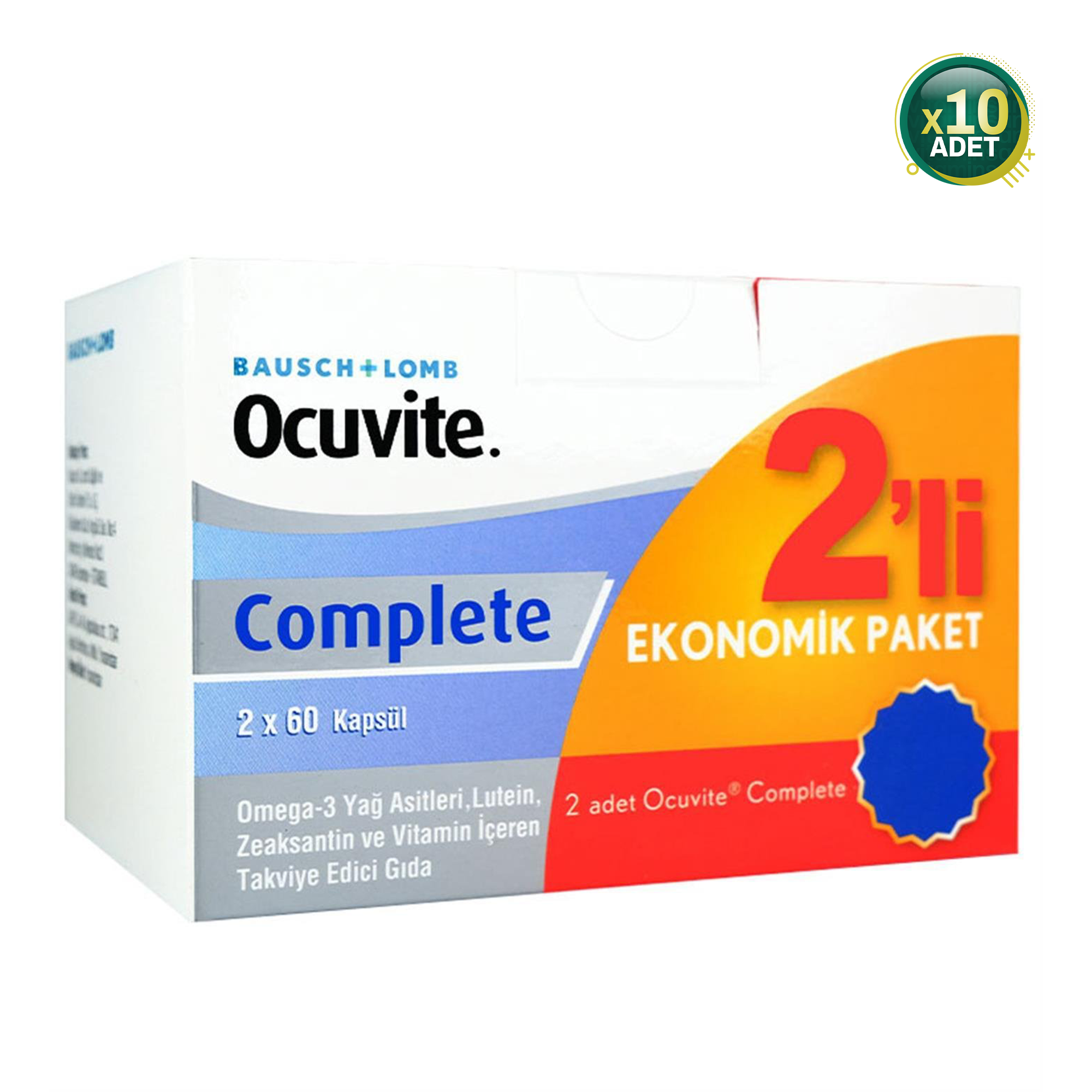 Ocuvite complete 60 kapsül 2'li set TOPTAN FİYATI