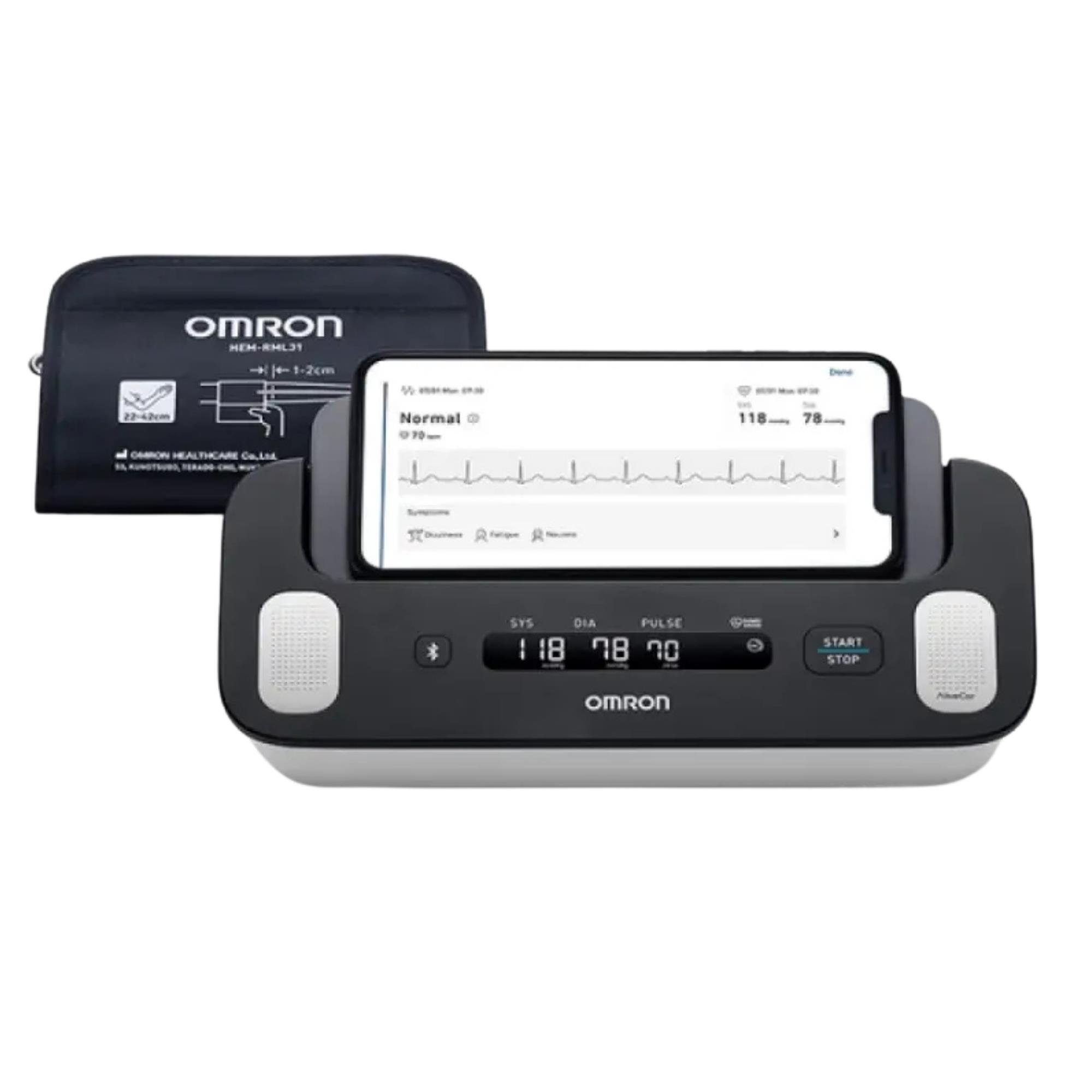 Omron Complete HEM-7530T-E3 EKG Fonksiyonlu Koldan Dijital Tansiyon Aleti 