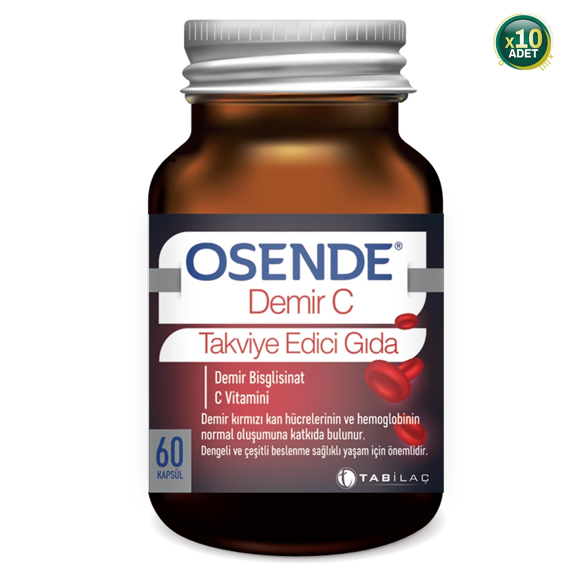 Osende Demir C 60 Kapsül 10'lu