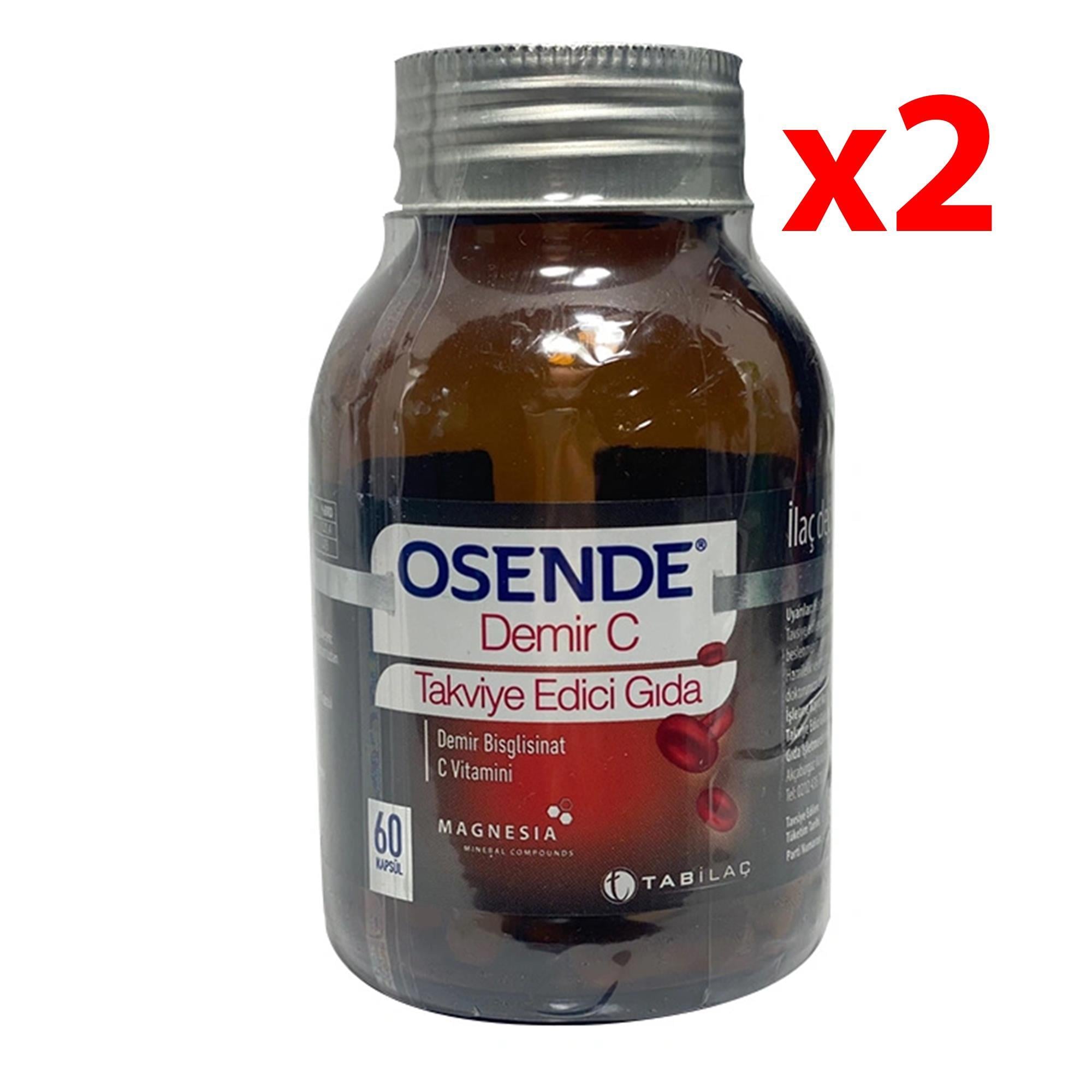 Osende Demir C 60 Kapsül 2 Adet