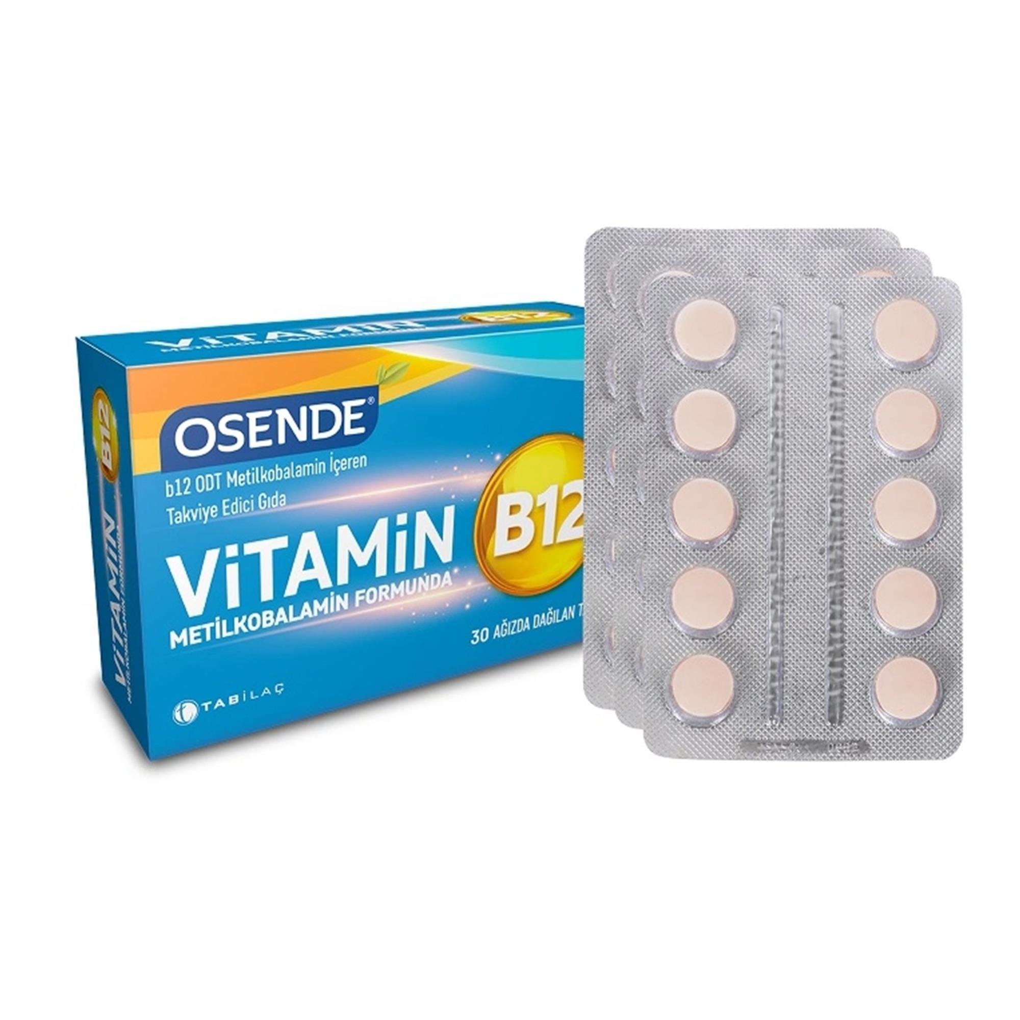 Osende Metilkobalamin B12 30 Tablet