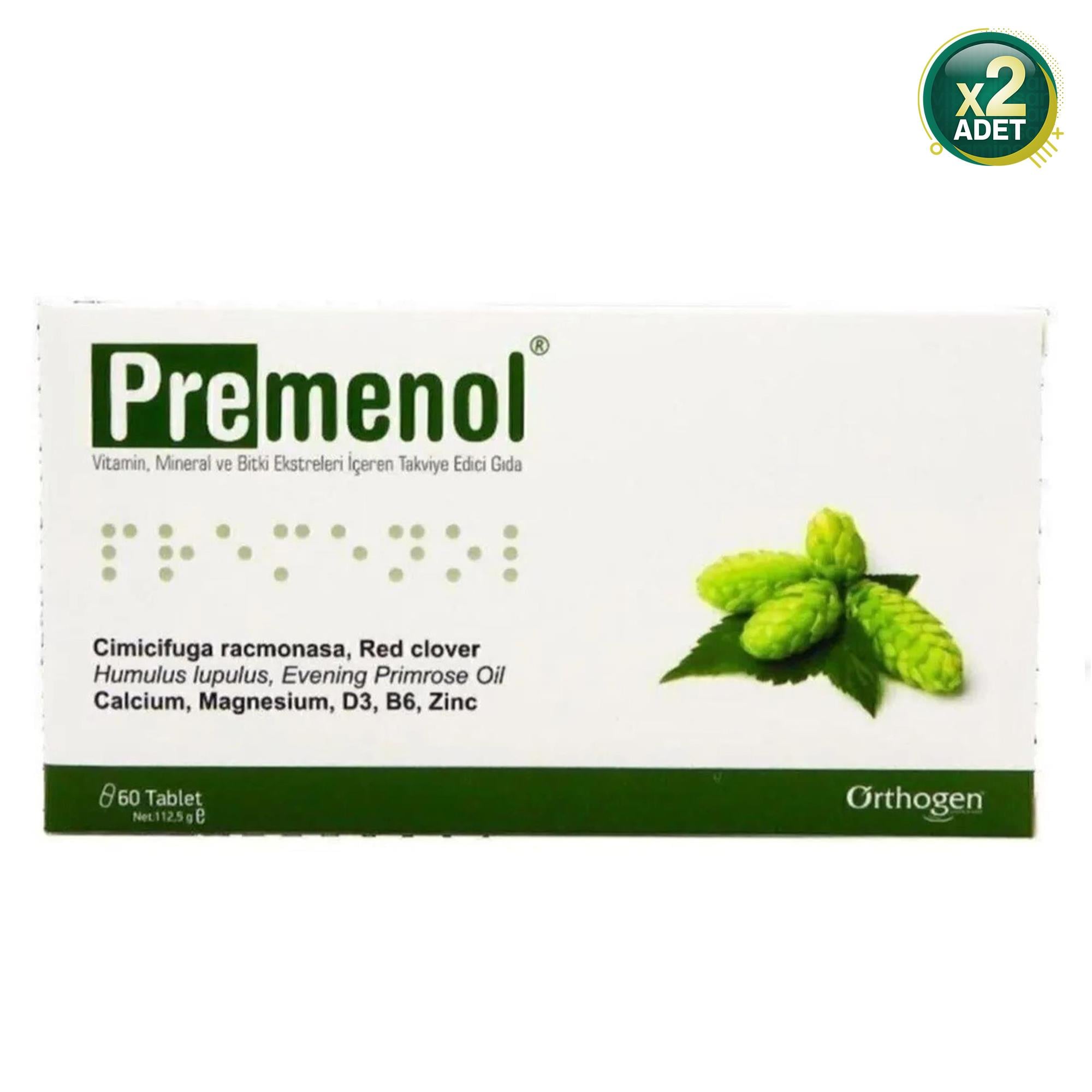 Premenol 60 Tablet 2 Adet