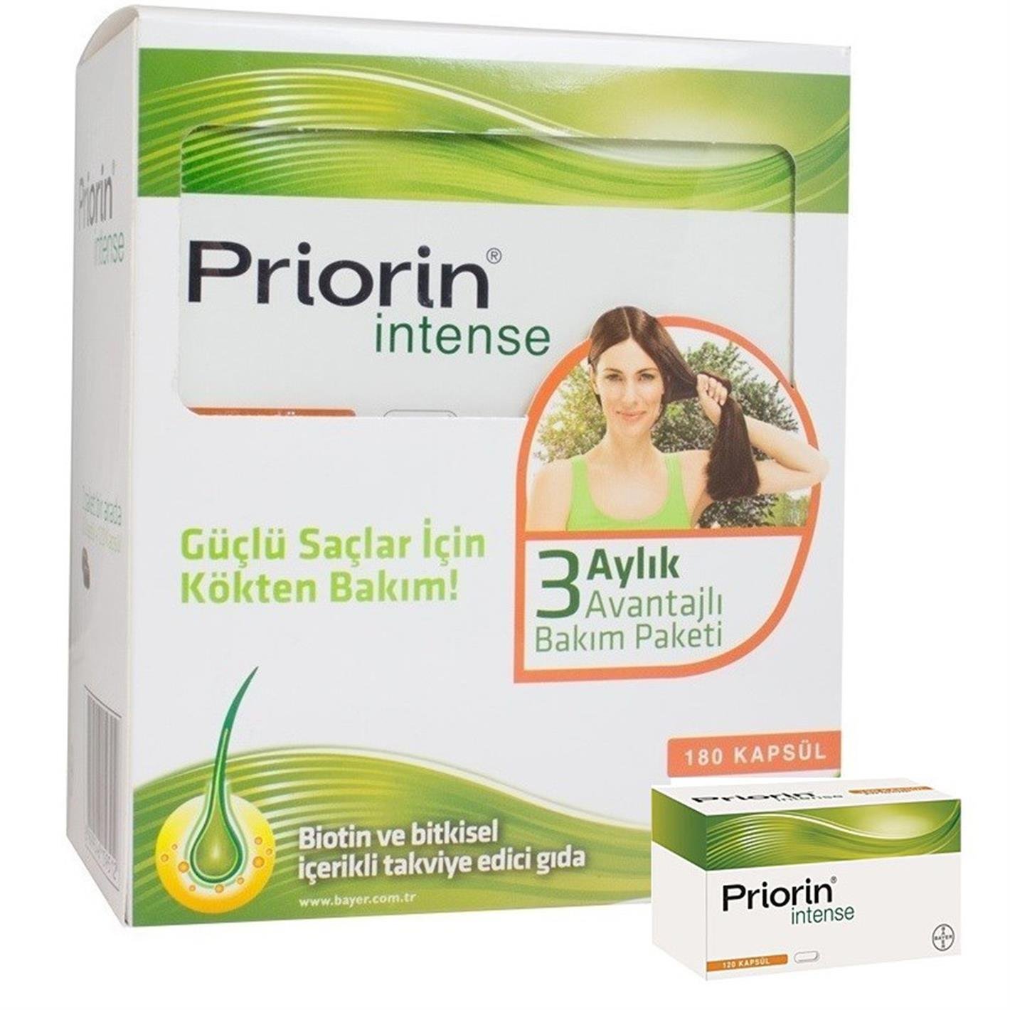 Priorin İntense Avantajlı Paket 120+60 Kapsül