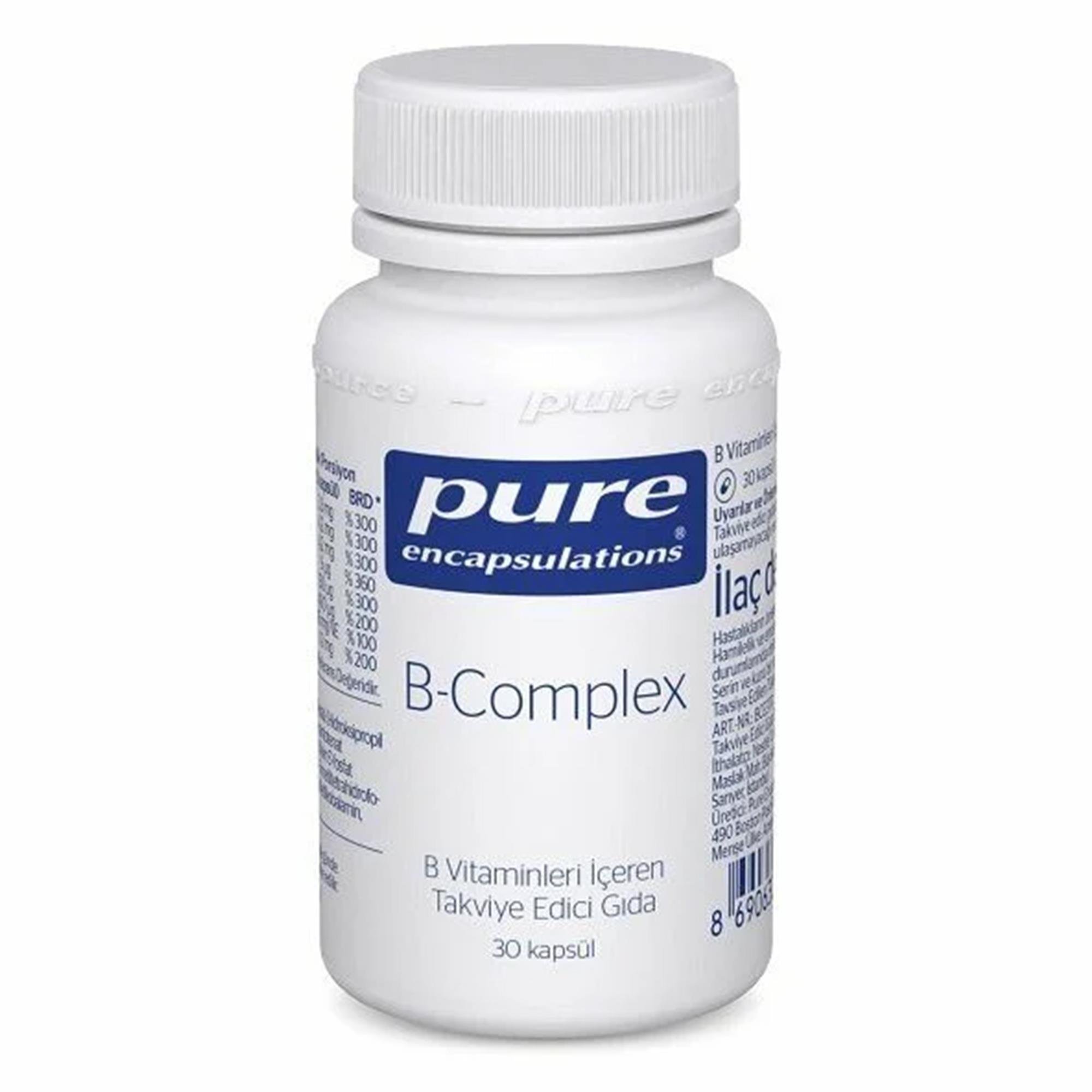 Pure Encapsulations B Complex 30 Kapsül