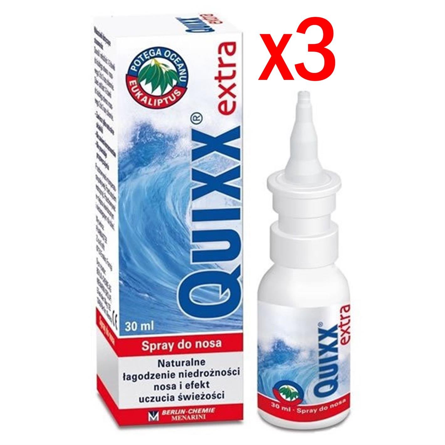 Quixx Extra Burun Spreyi 30 ml 3 Adet