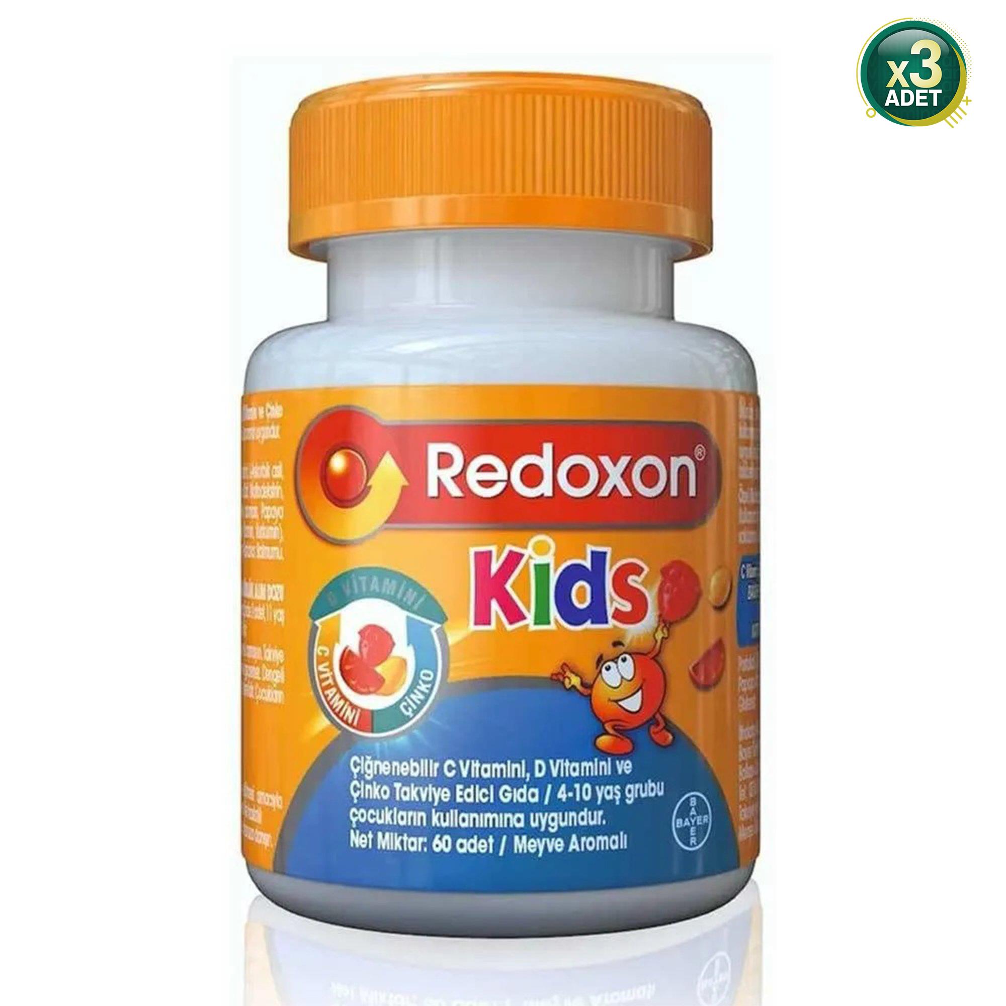 Redoxon Kids Çiğneme 60 Tablet 3'lü
