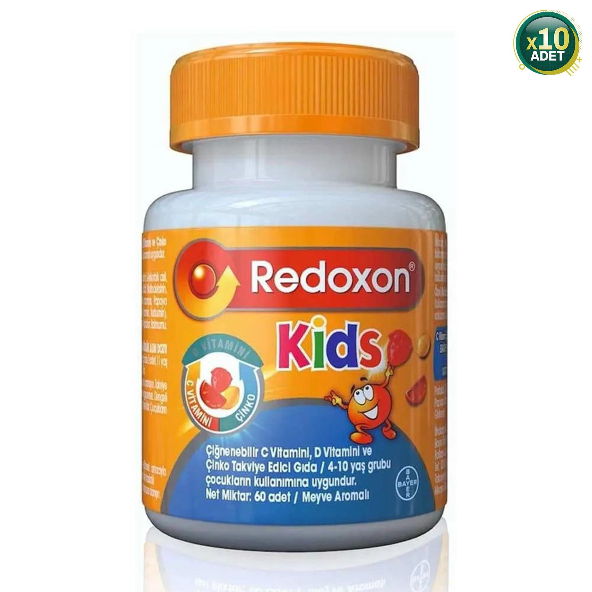 Redoxon Kids Çiğnenebilir 60 Tablet 10'lu Paket