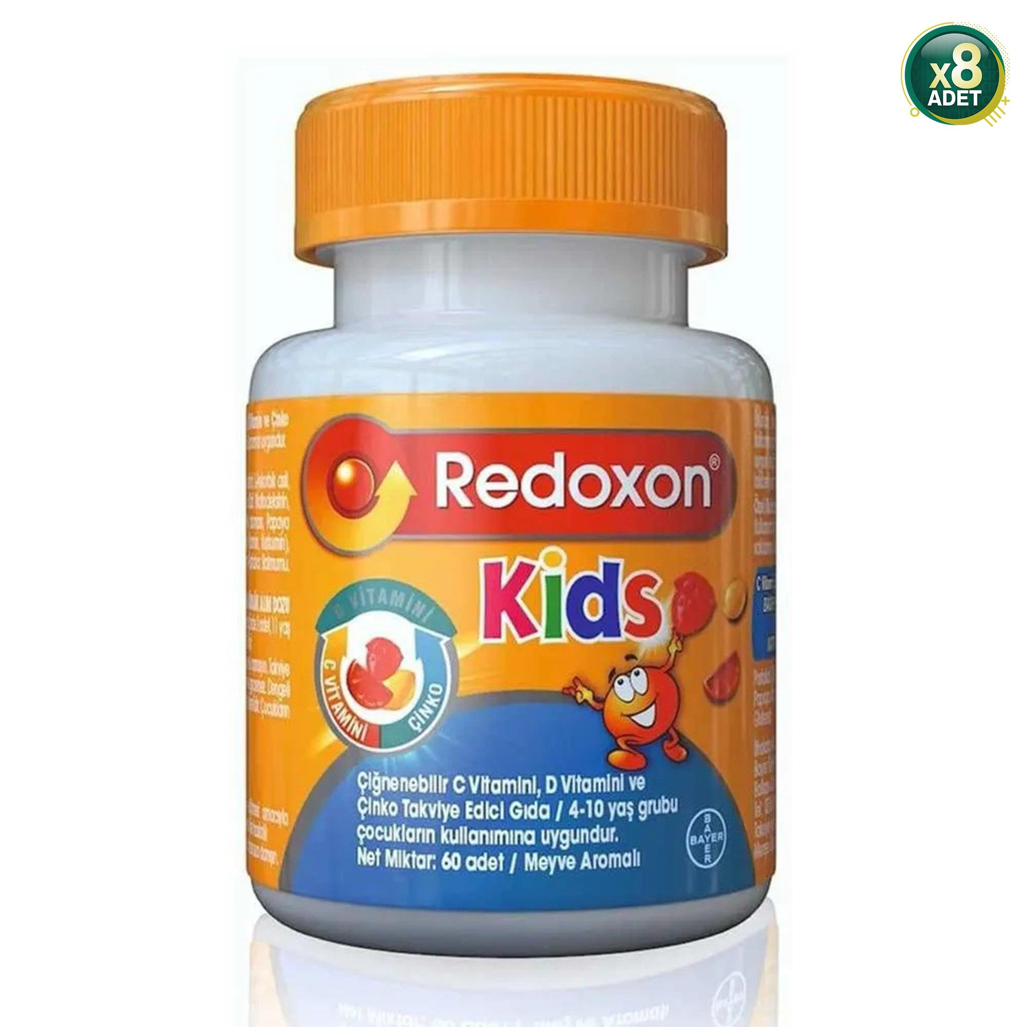 Redoxon Kids Çiğnenebilir 60 Tablet 8'li Paket