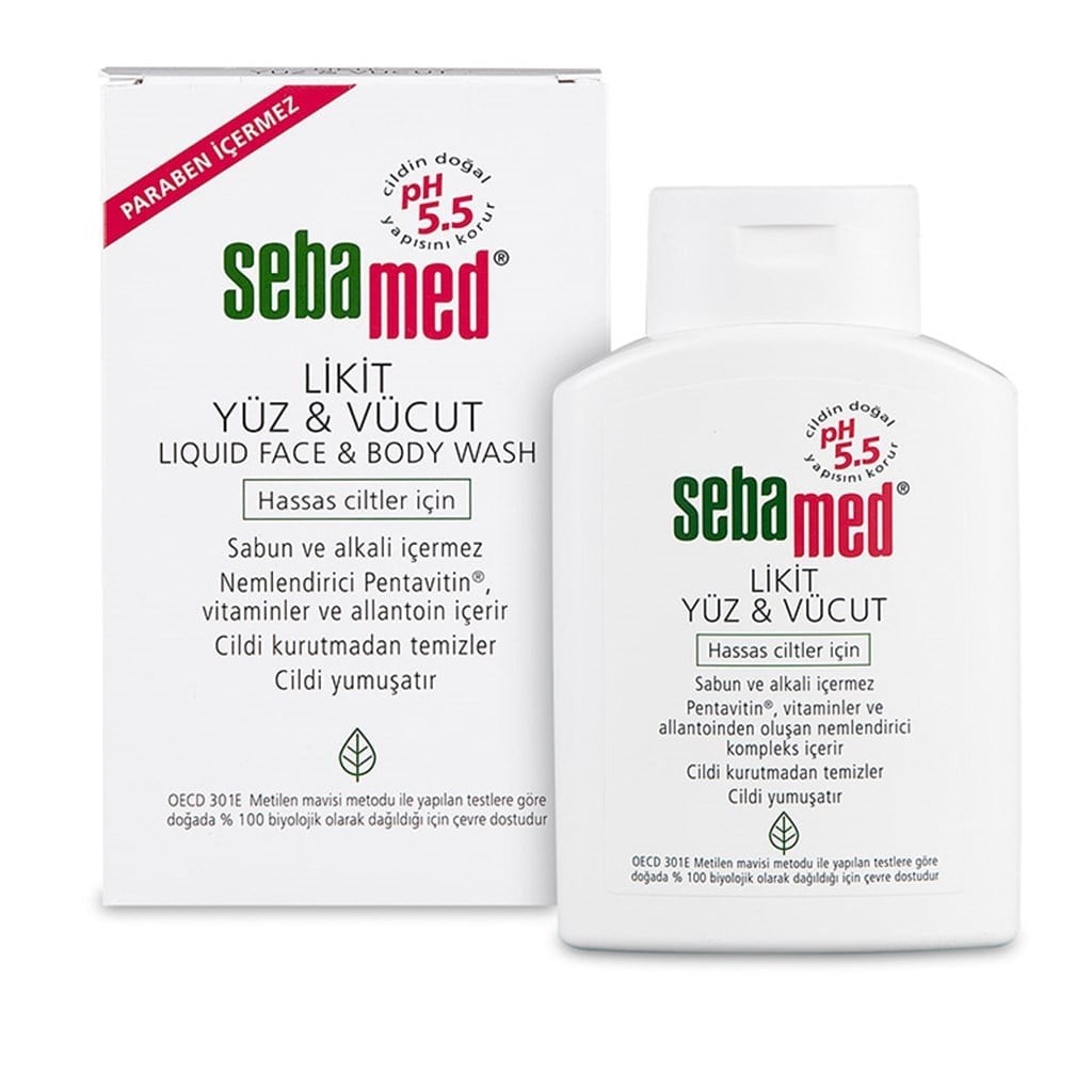 Sebamed Likit 200 ml Yüz ve Vücut Temizleme Jeli