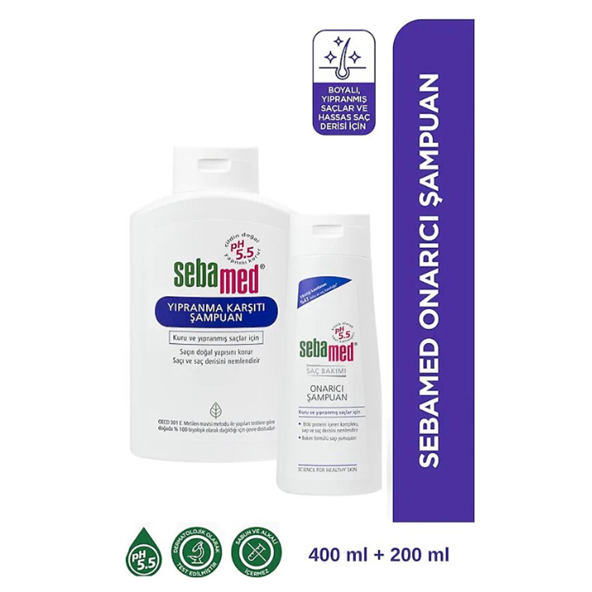 Sebamed Sebamed Yıpranma Karşıtı Şampuan 400 + 200 ML