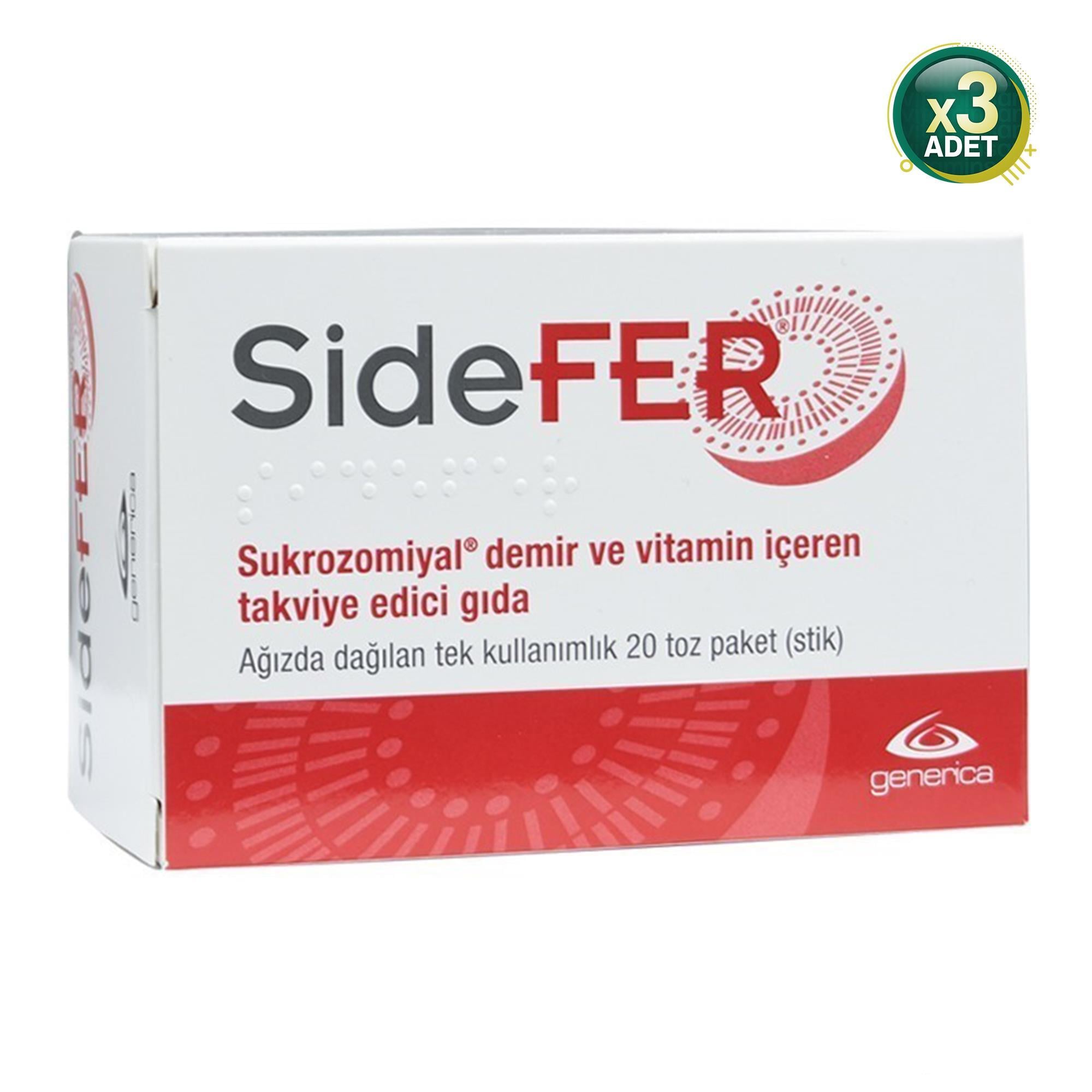 SideFER 20 Stick 3'lü