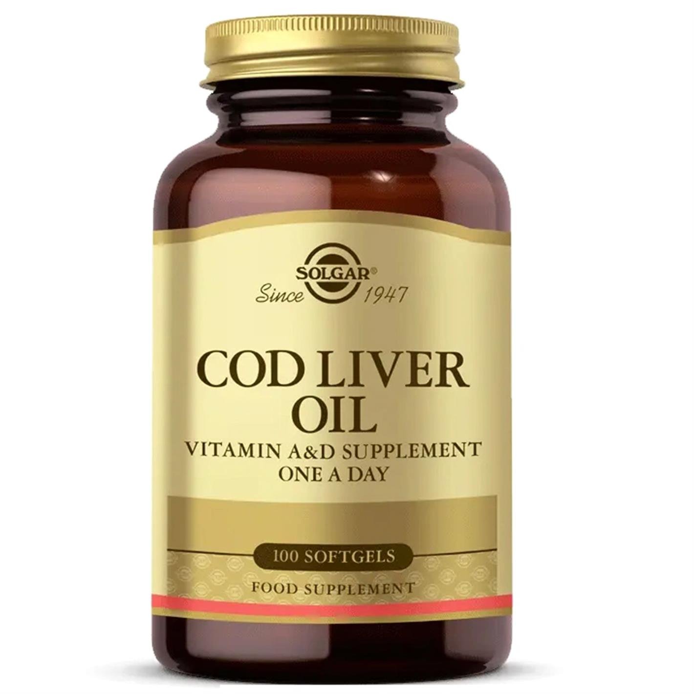 Solgar Cod Liver Oil 100 Kapsül