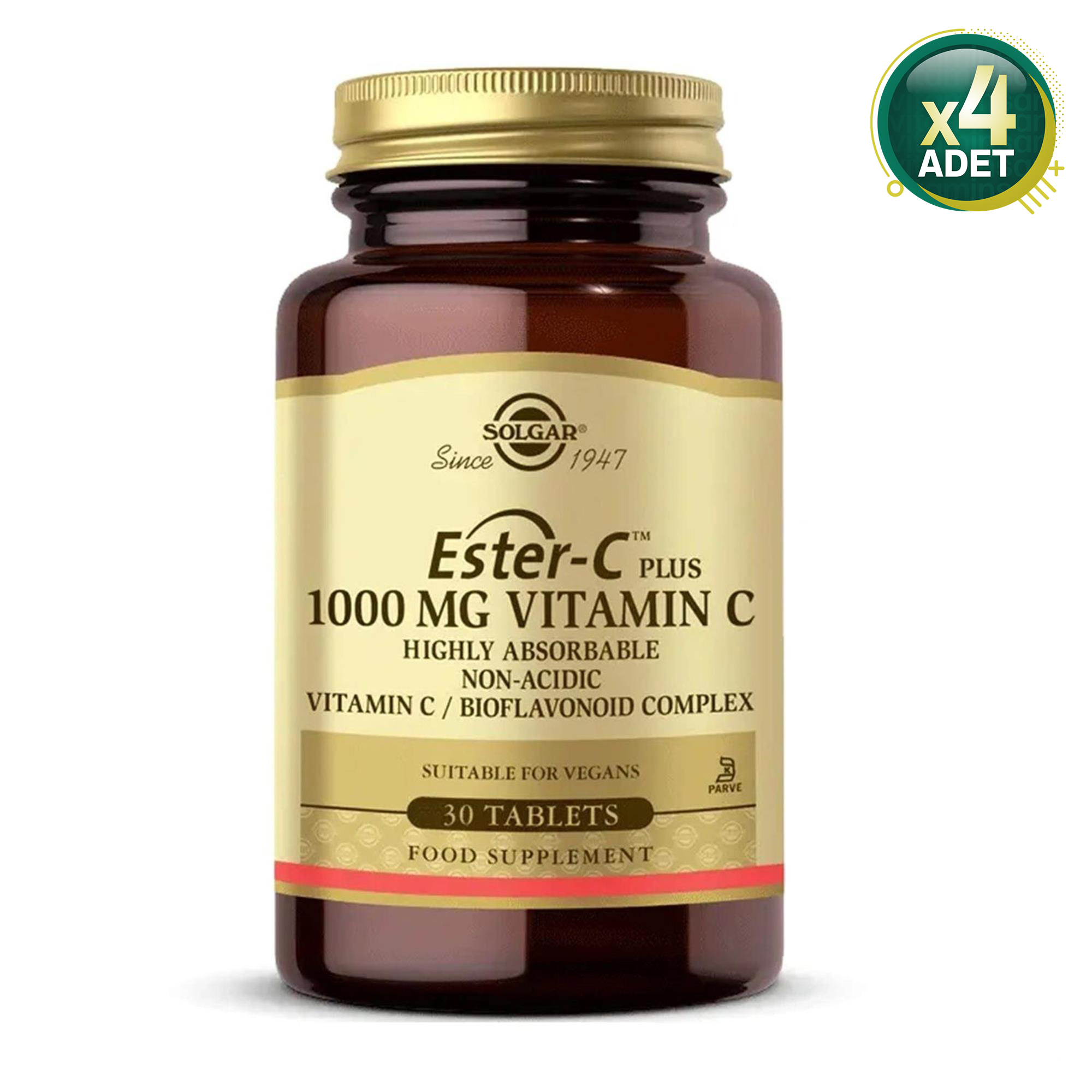 Solgar Ester-C Plus 1000 mg 30 Tablet 4 Adet