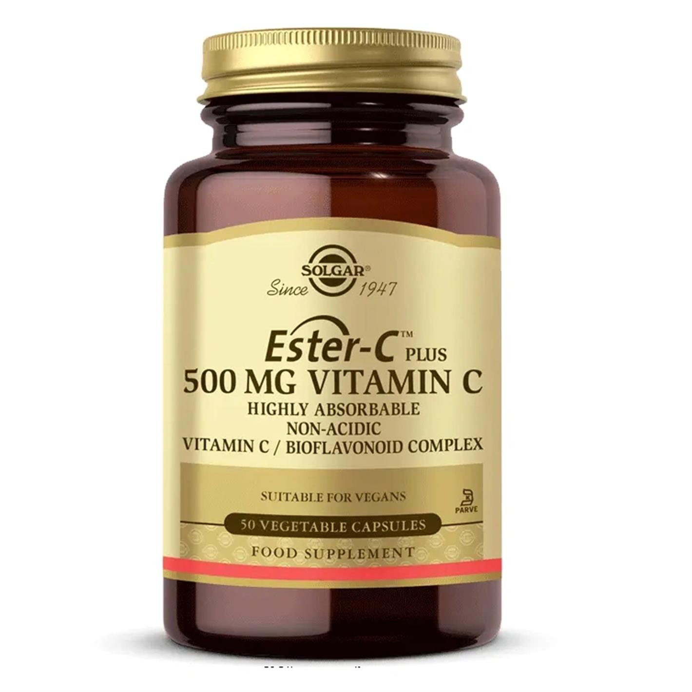 Solgar Ester-C Plus 500 mg 50 Kapsül