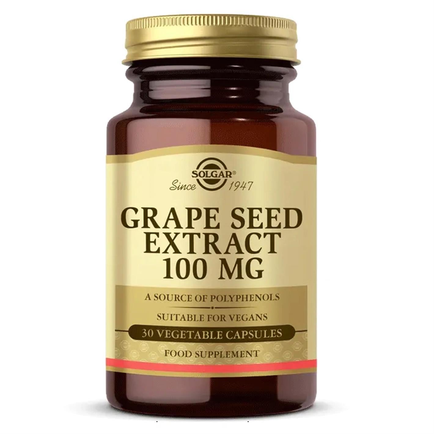 Solgar Grape Seed Extract 30 Kapsül