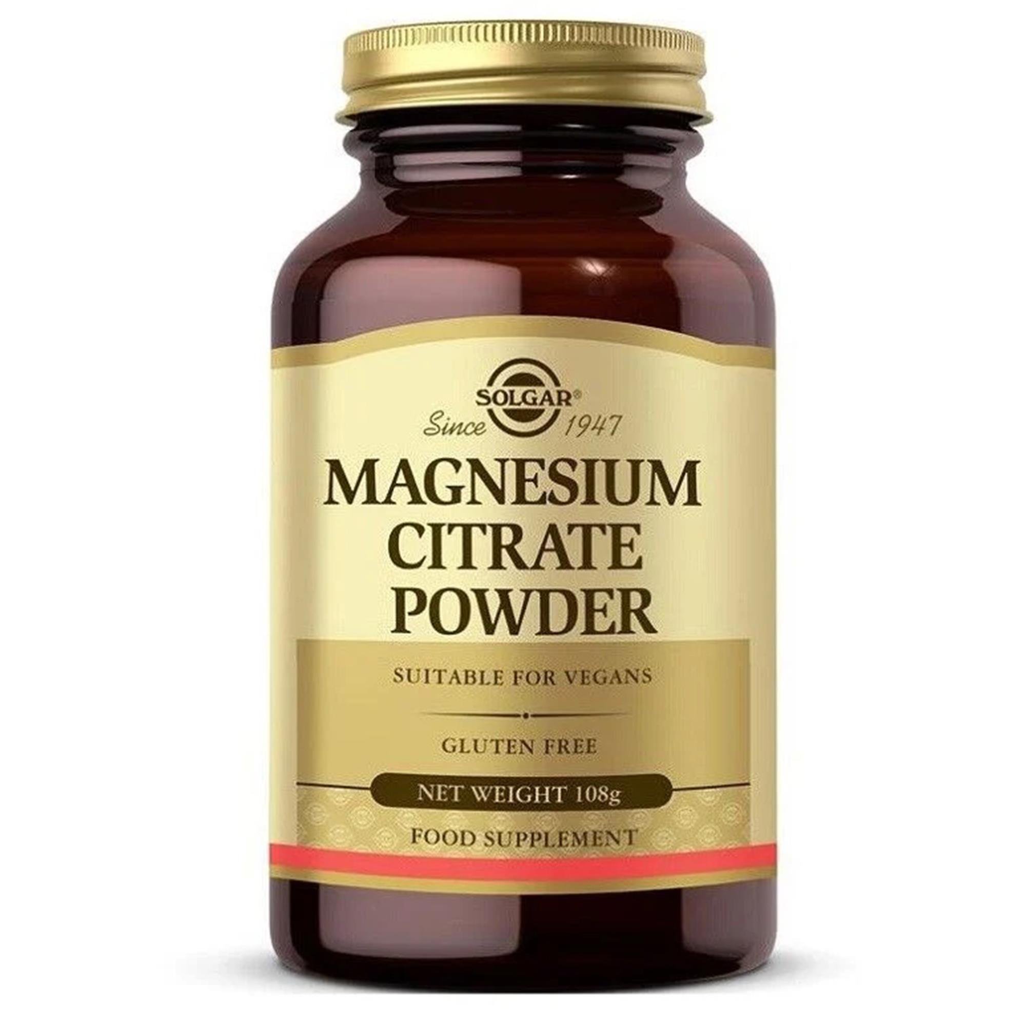 Solgar Magnesium Citrate Powder Toz 108 Gr