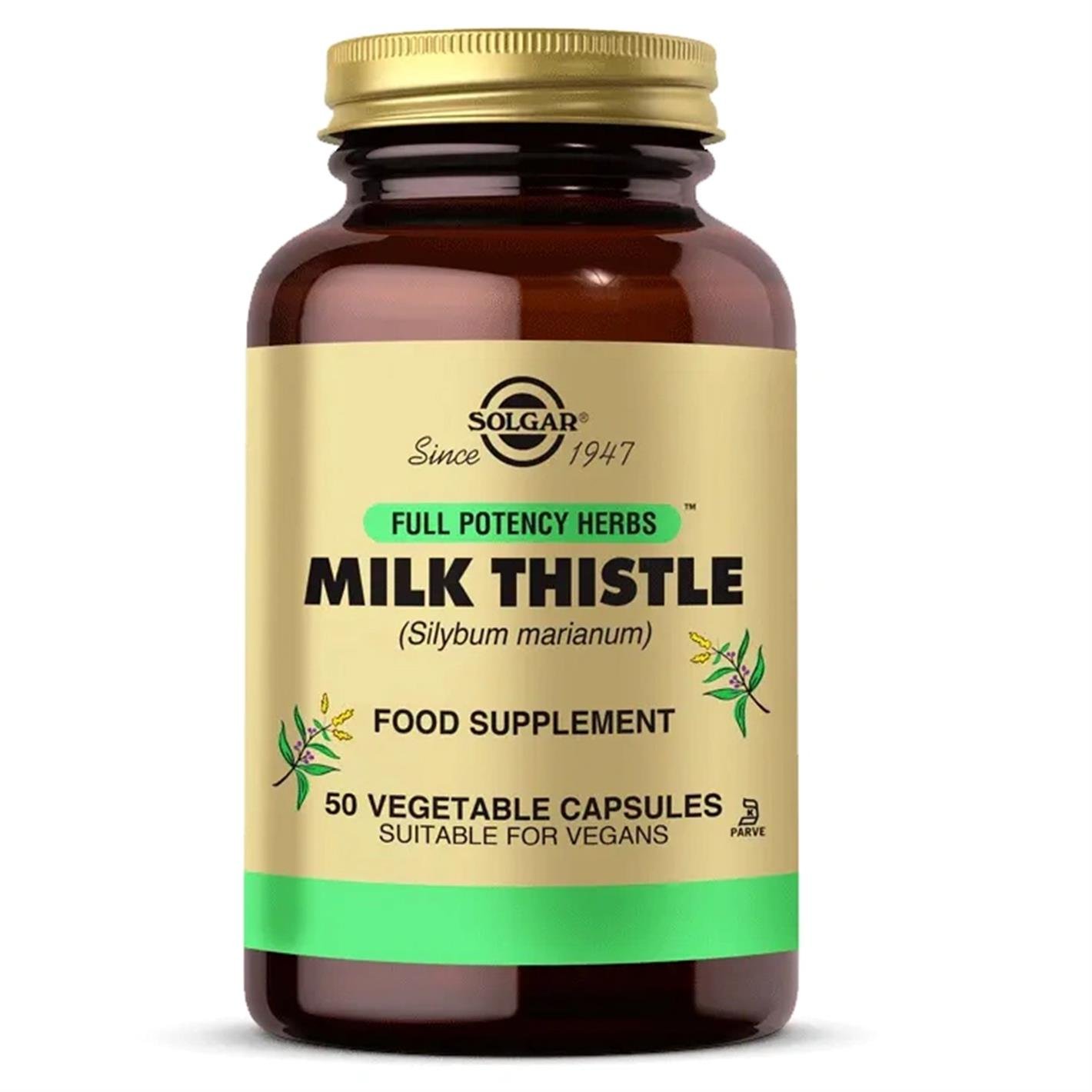 Solgar Milk Thistle 50 Kapsül