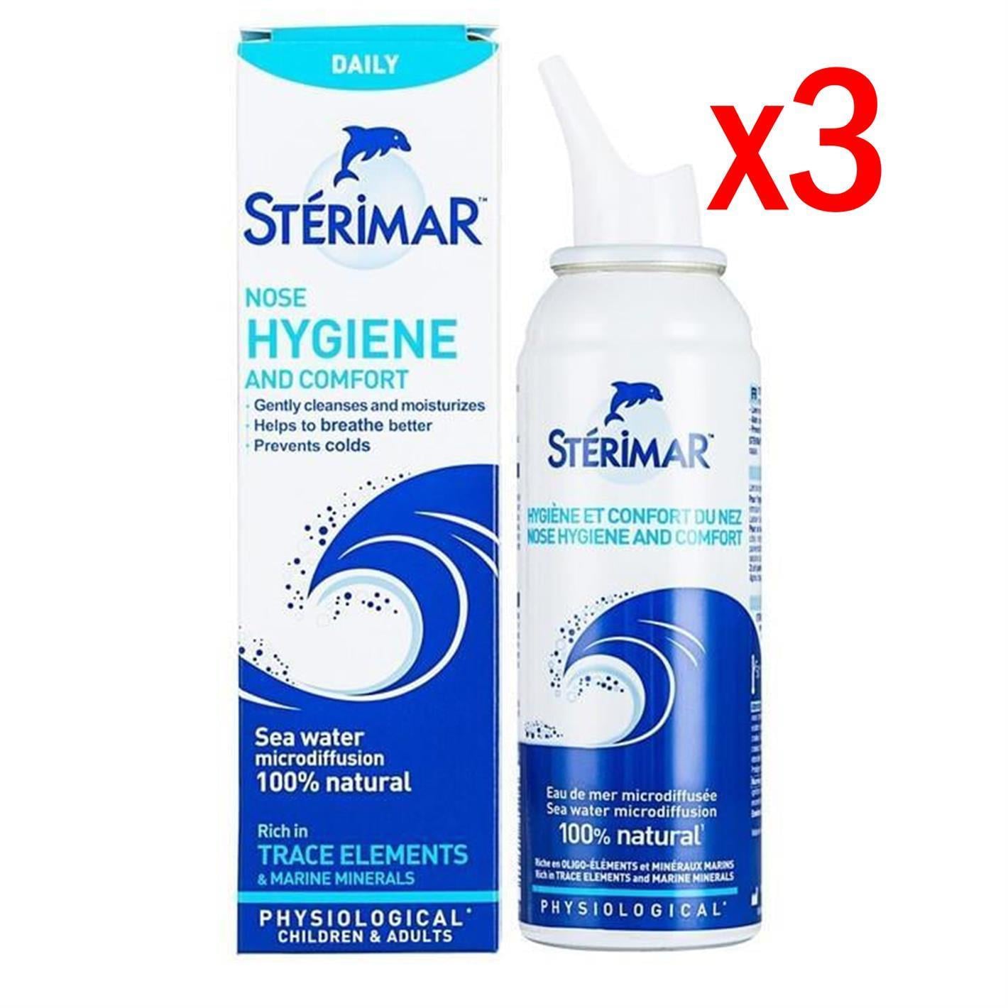 Sterimar Deniz Suyu Burun Spreyi 100 ML 3 Adet