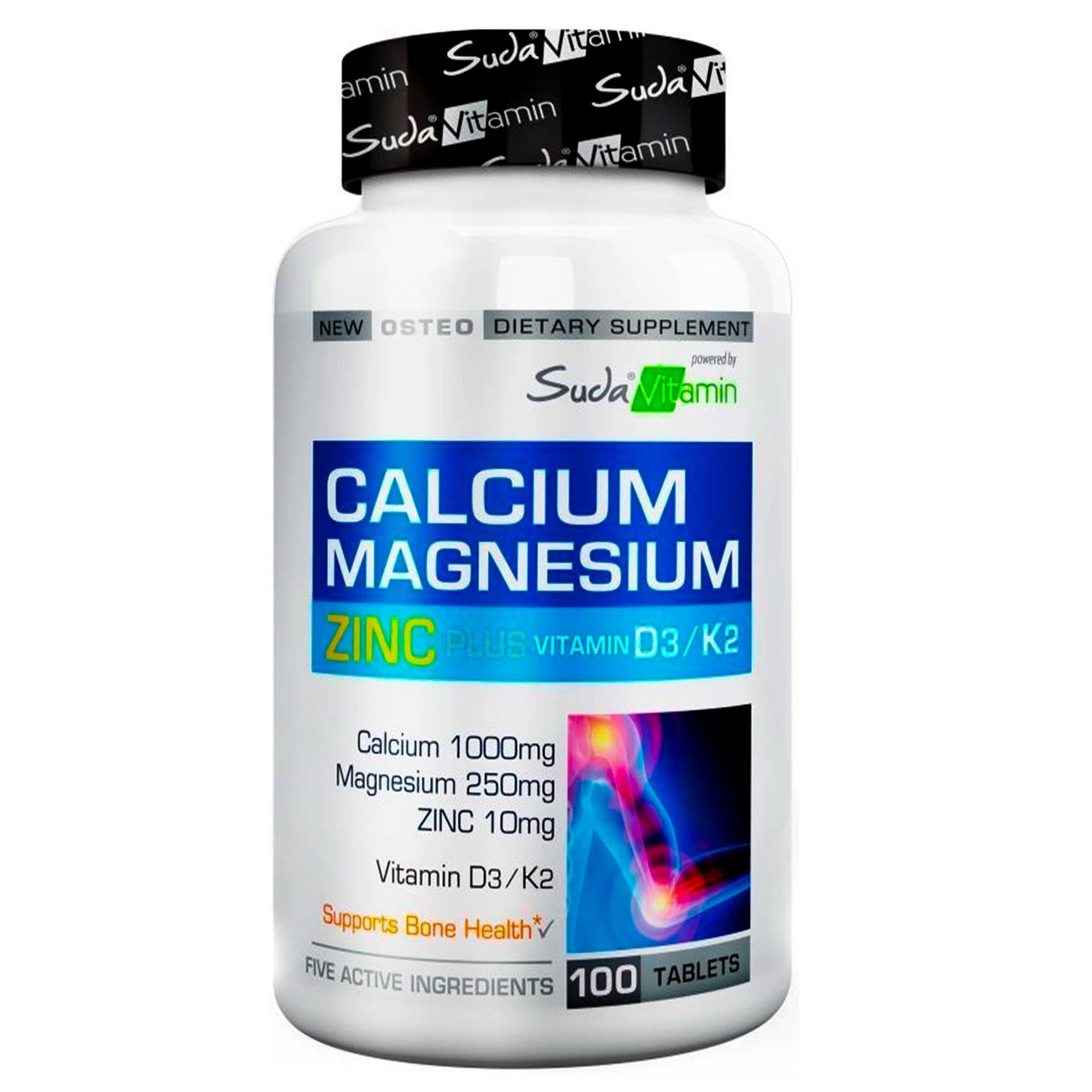 Suda Vitamin Calcium Magnesium Zinc Plus 100 Tablet