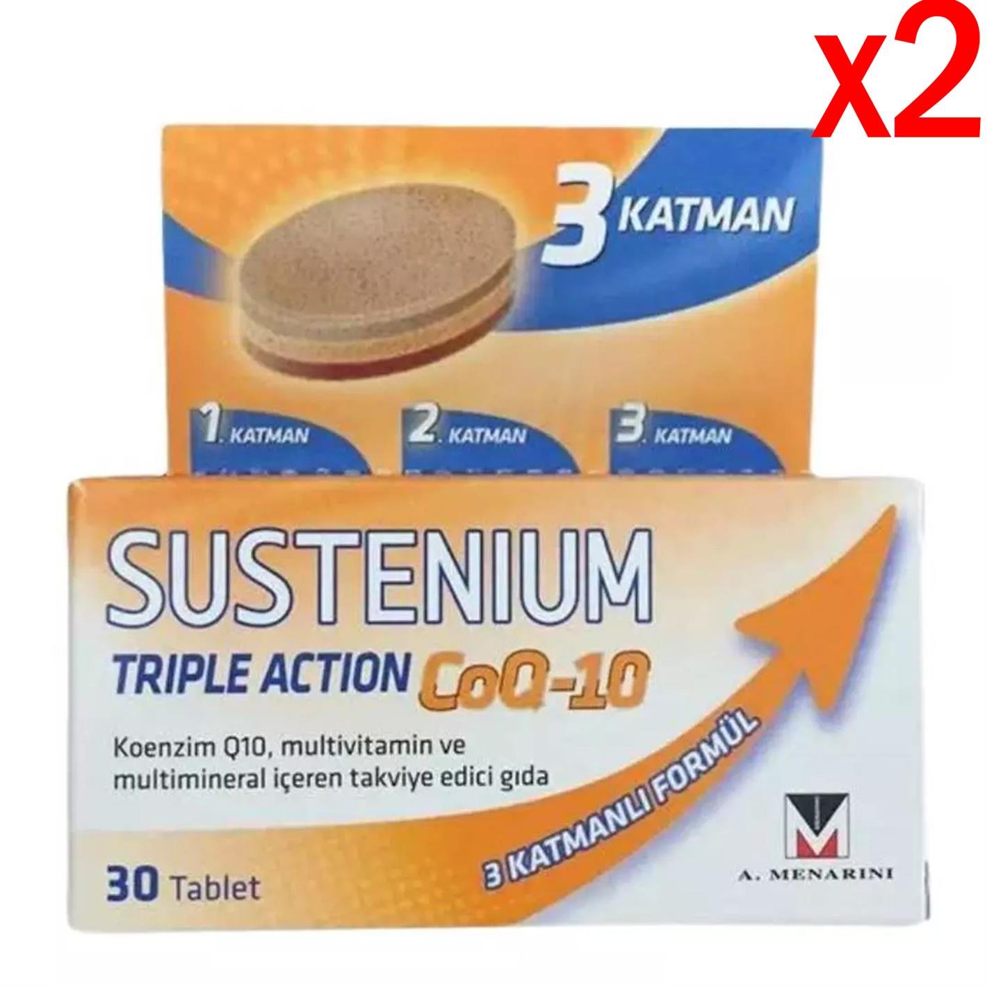Sustenium Triple Action CoQ 10 30 Tablet 2 Adet