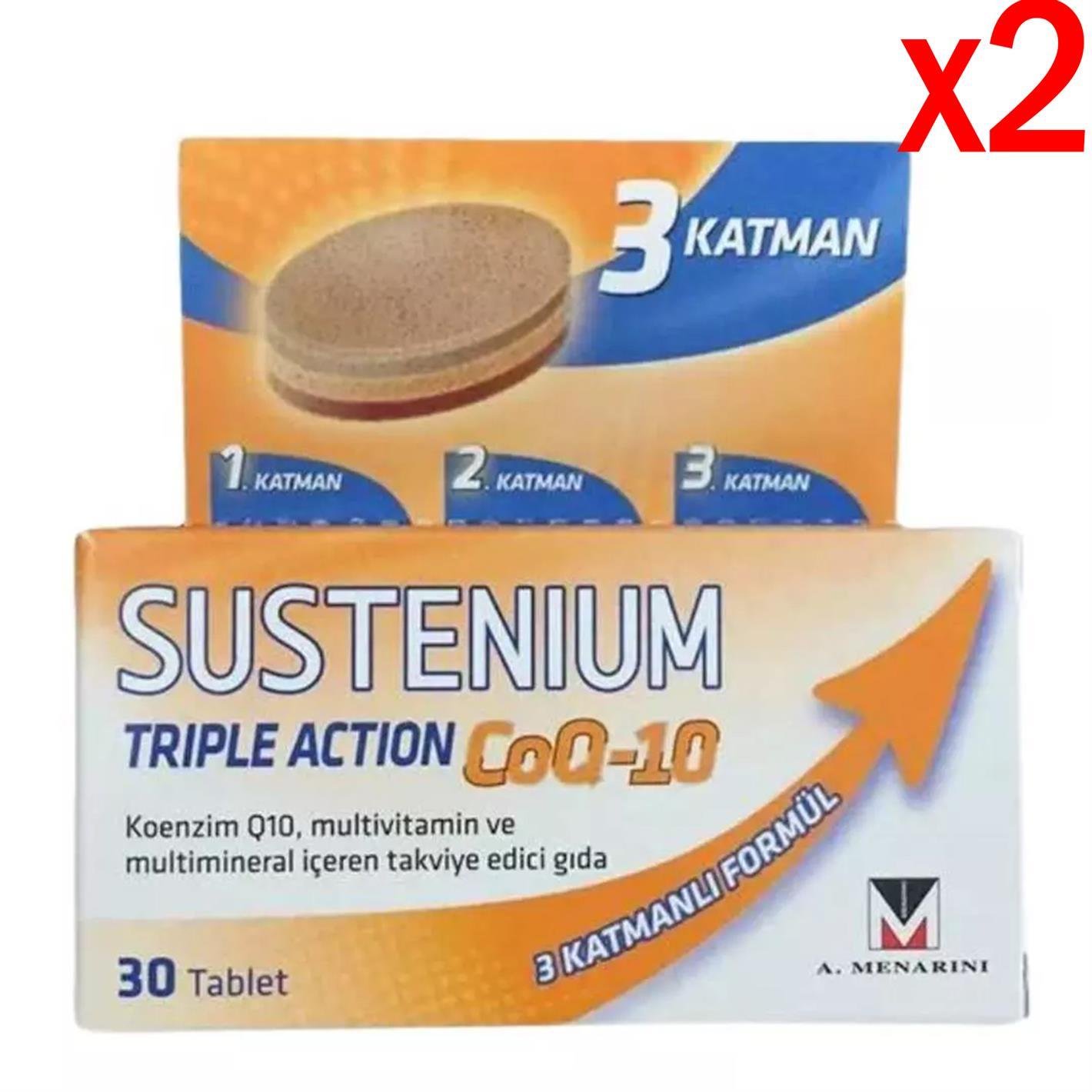 Sustenium Triple Action CoQ 10 30 Tablet 2 Adet