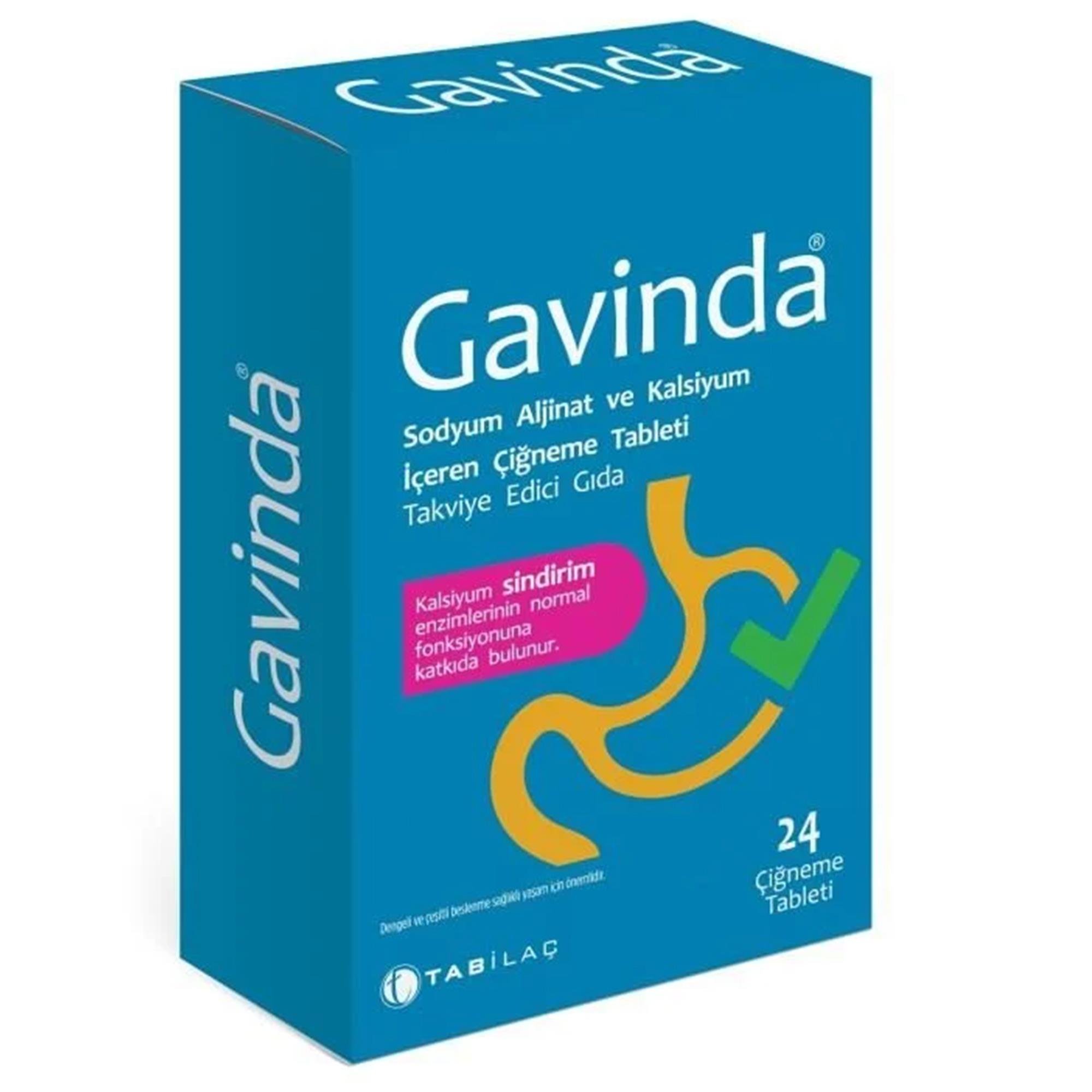 Tab İlaç Gavinda Probiyotik 24 Çiğneme Tableti