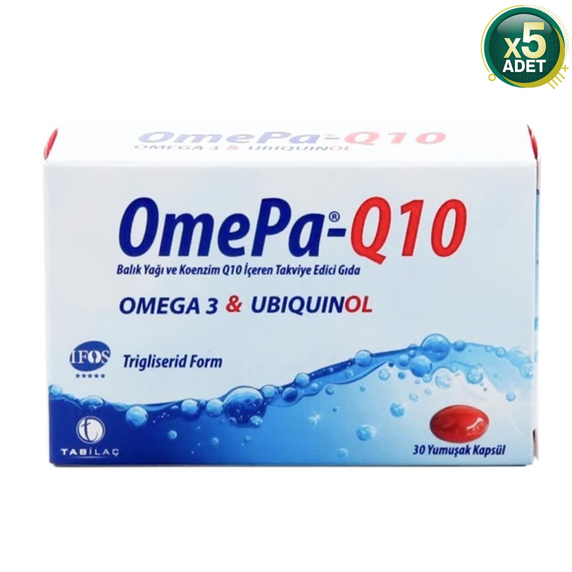 Tab İlaç Omepa Q10 30 Kapsül x 5 Adet
