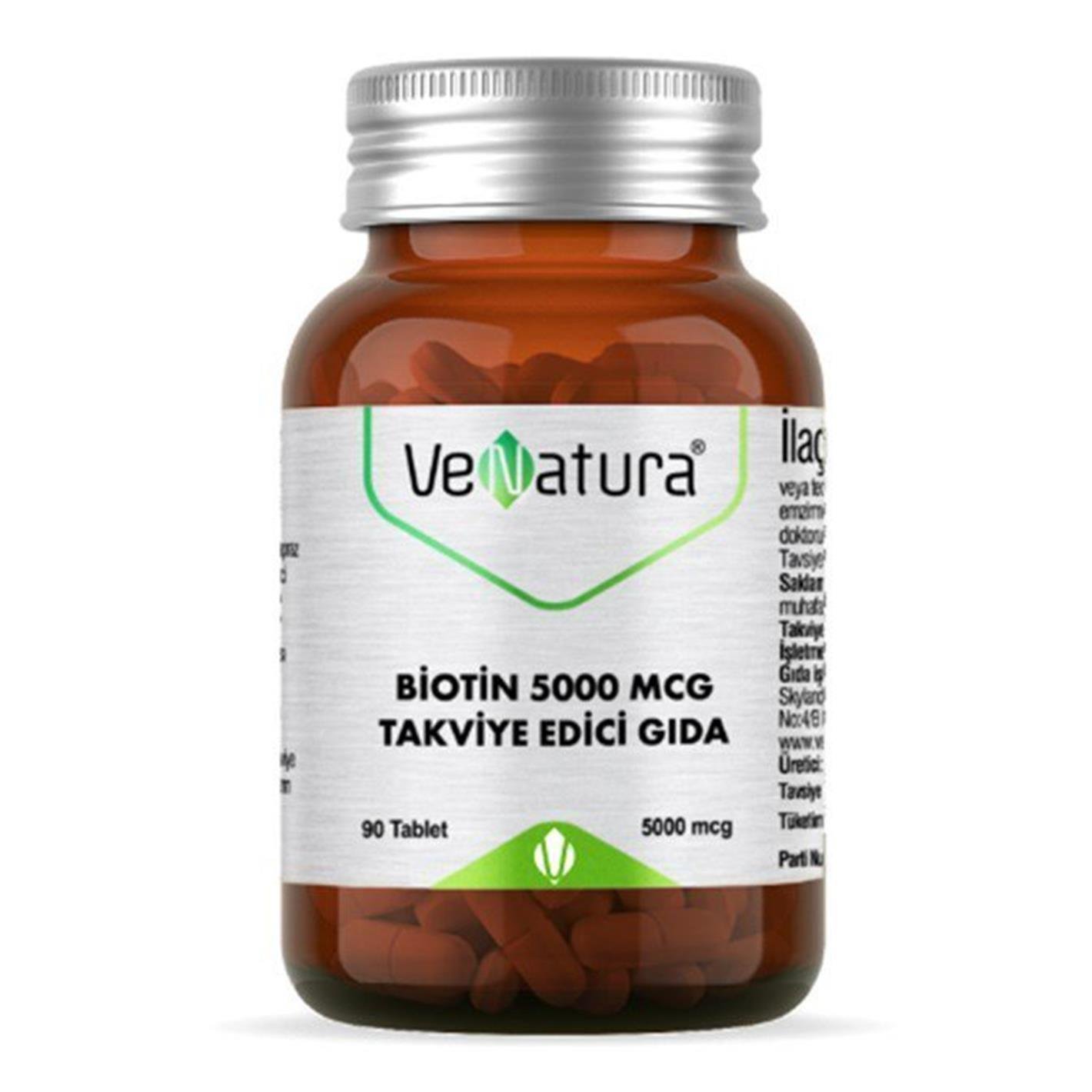 Venatura Biotin 5000 mcg 90 Tablet