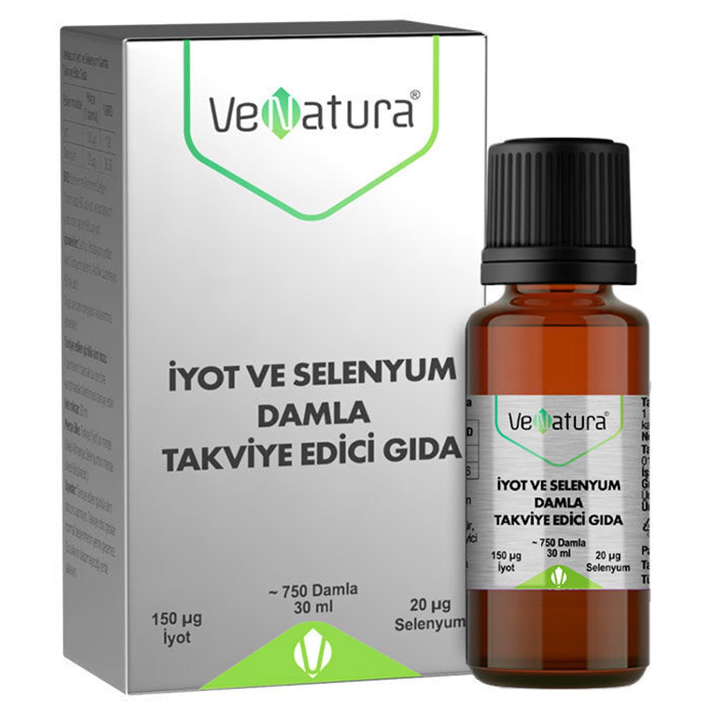 Venatura İyot ve Selenyum Damla 30 ml