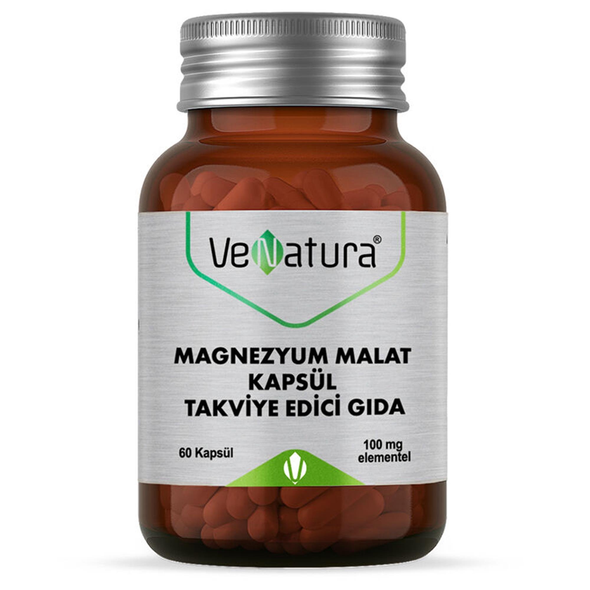 Venatura Magnezyum Malat 100 mg 60 Kapsül