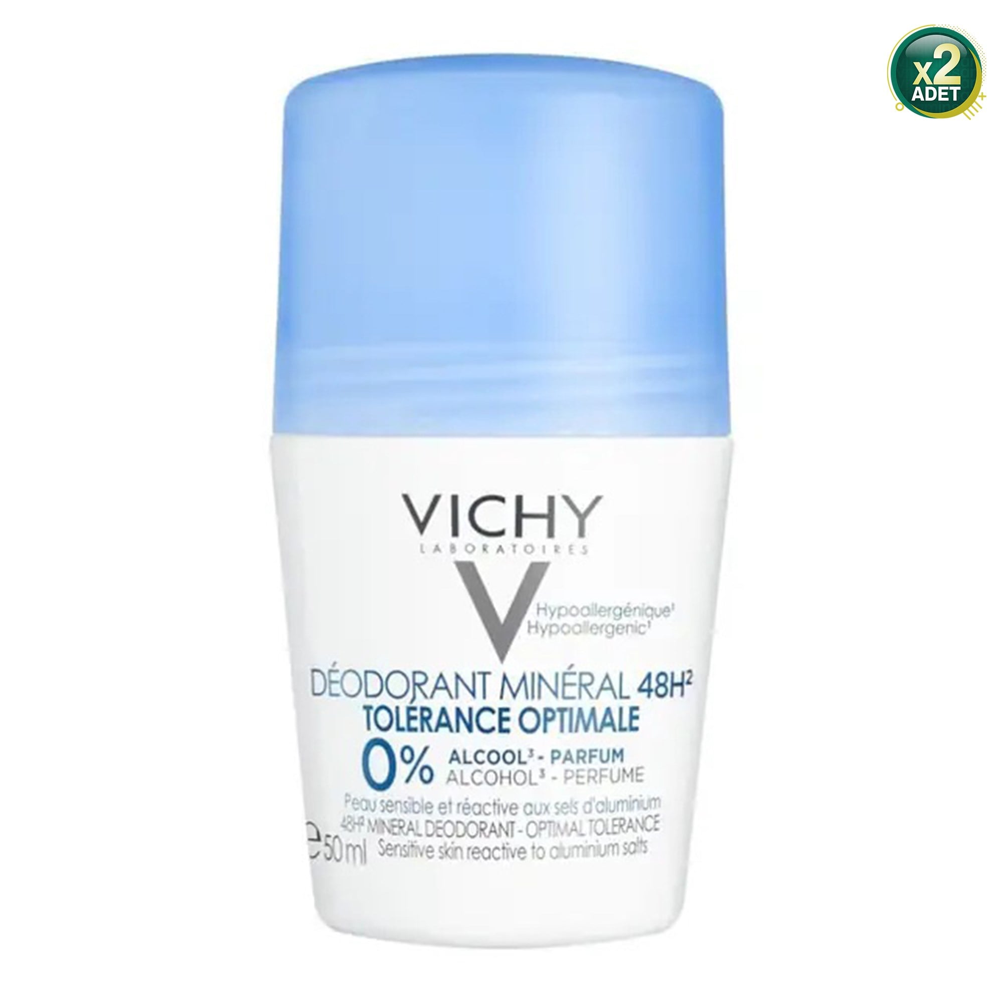 Vichy Mineral 50 ml Roll-On 2 Adet
