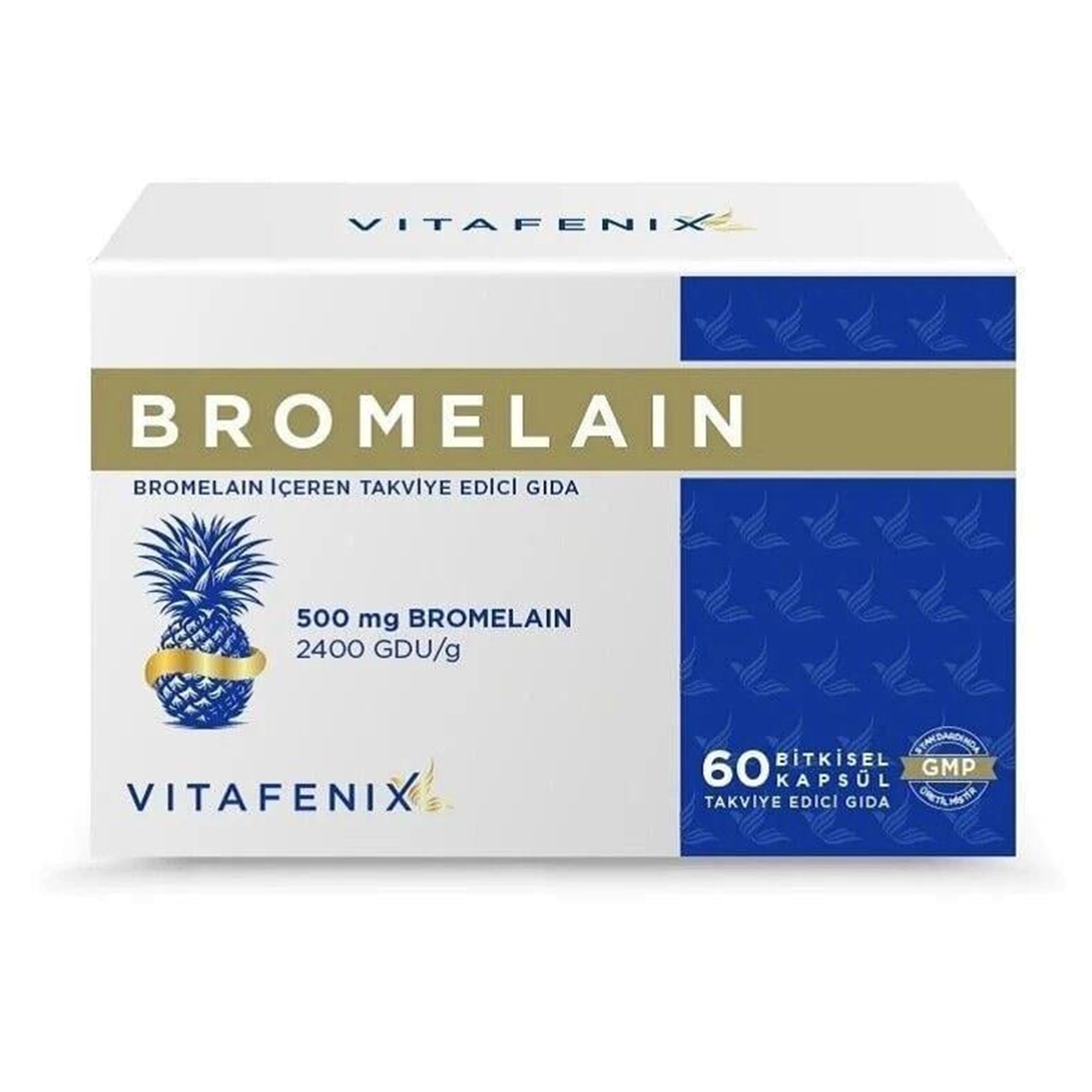 Vitafenix Bromelain 500mg 60 Kapsül