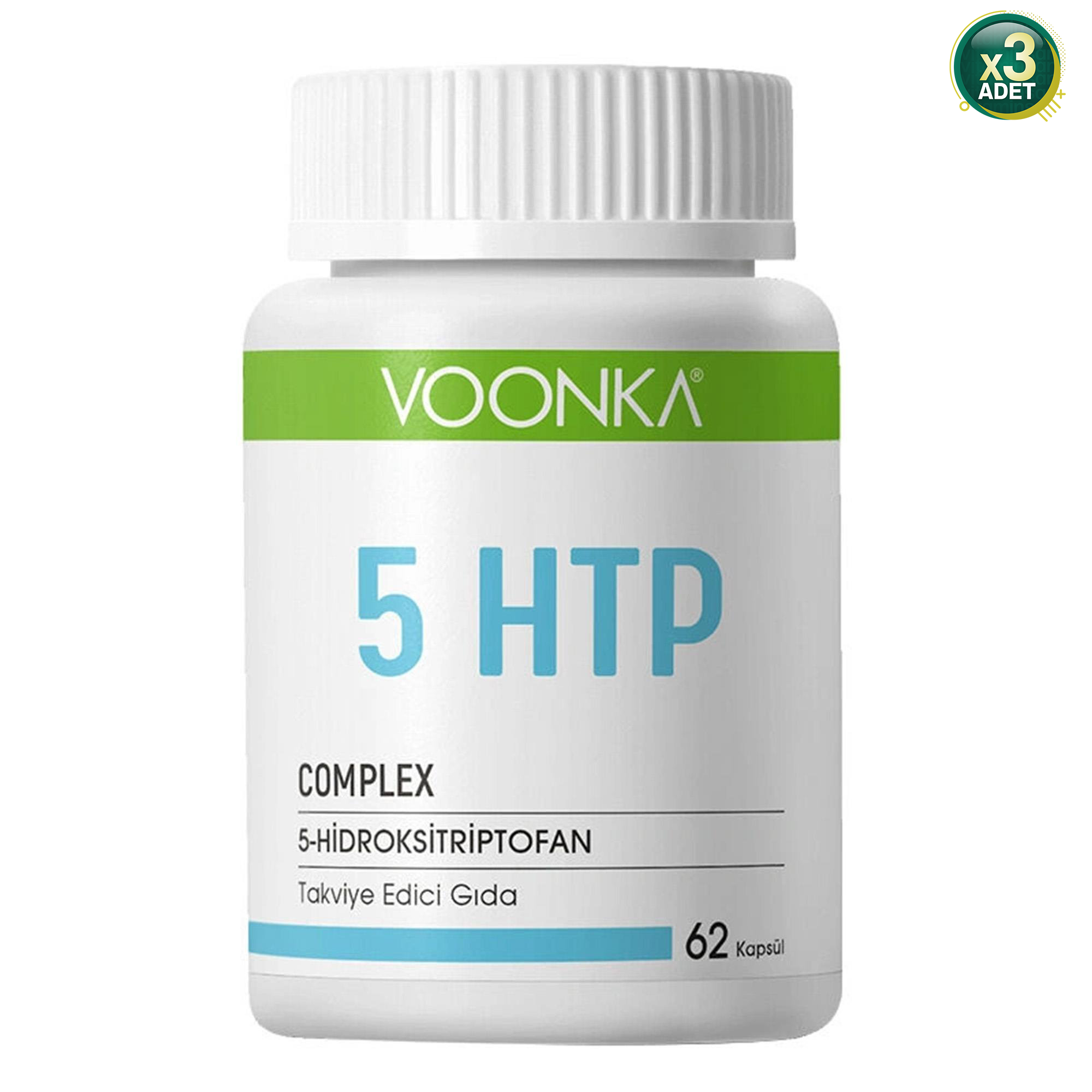 Voonka 5-HTP Complex 60 Kapsül 3 Adet