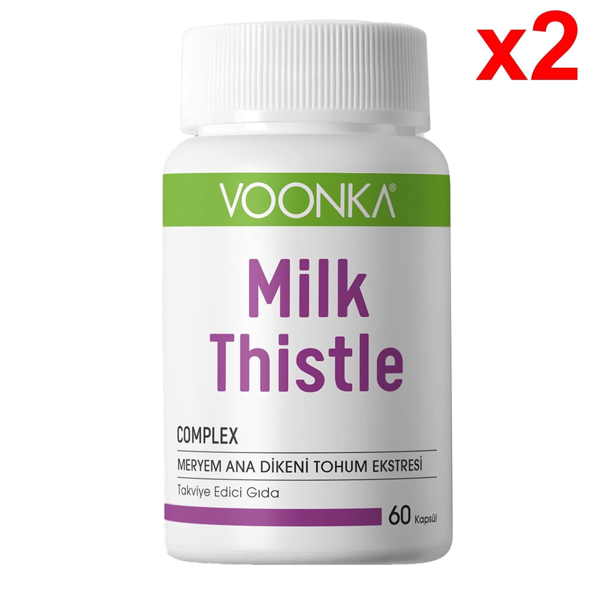 Voonka Milk Thistle 60 Kapsül 2 Adet