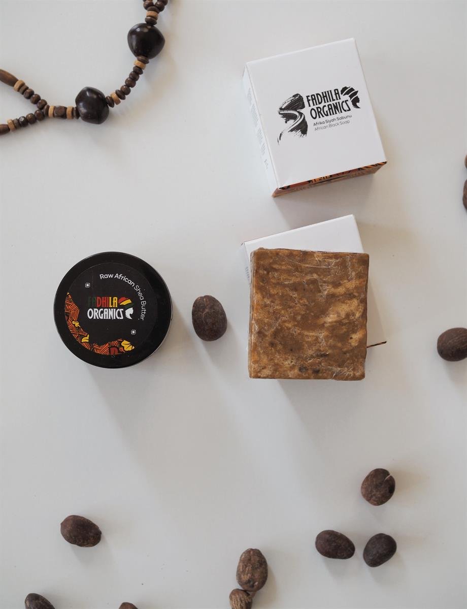 2'li Orta Set (100gr Shea Yağı + 125gr Afrika Sabunu)