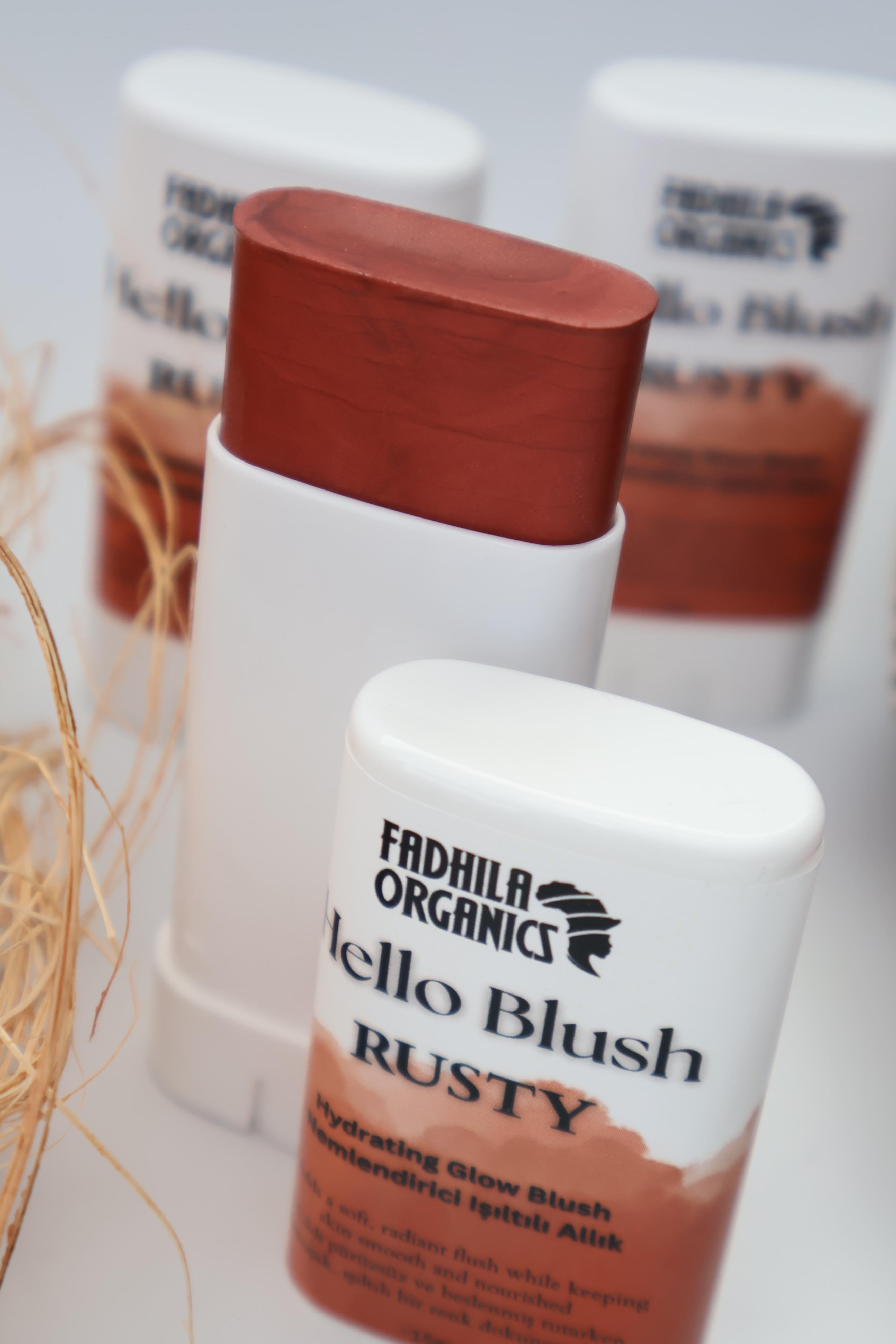 Hello Blush Doğal Işıltılı Stick Allık - Rusty