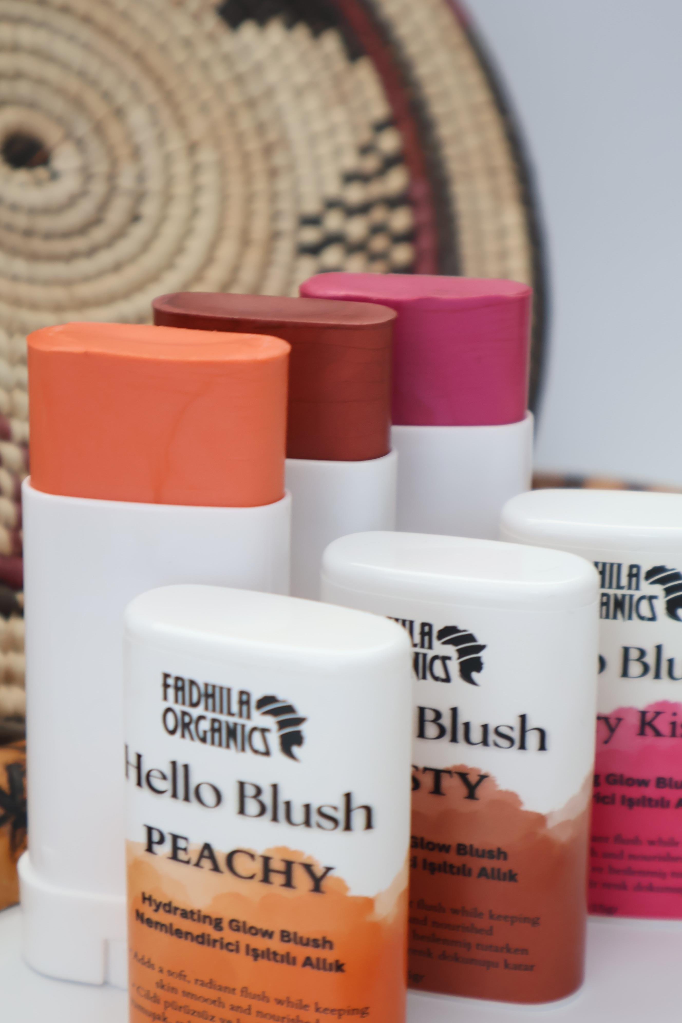 Hello Blush Doğal Işıltılı Stick Allık - 3'Lü Set